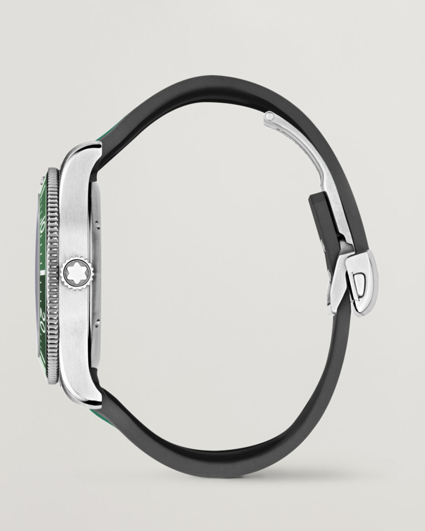 Homme | Montblanc Iced Sea Automatic Date Rubber Strap Green | Montblanc | Iced Sea Automatic Date Rubber Strap Green
