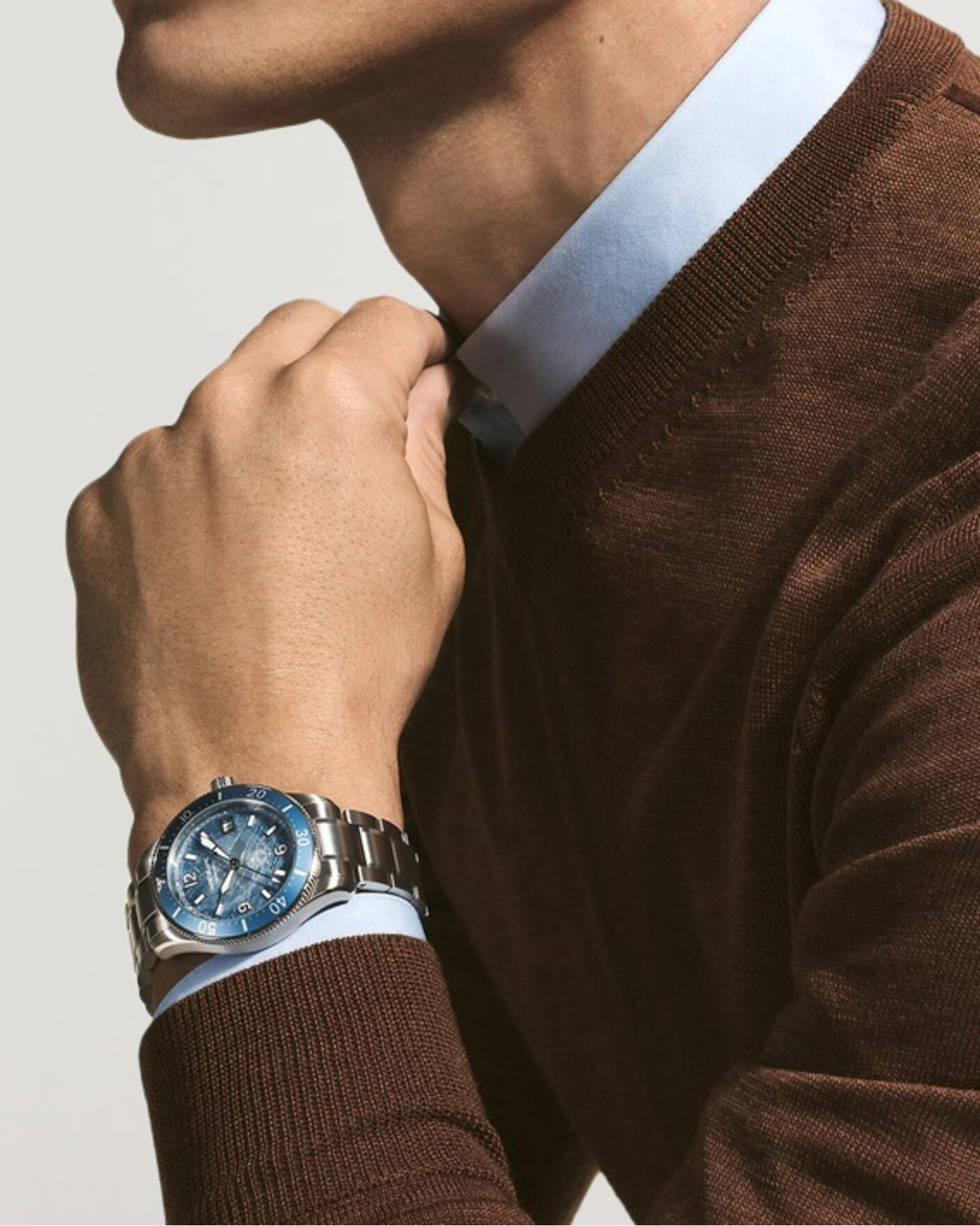 Homme | Montblanc Iced Sea Automatic Date 0 Oxygen Light Blue | Montblanc | Iced Sea Automatic Date 0 Oxygen Light Blue