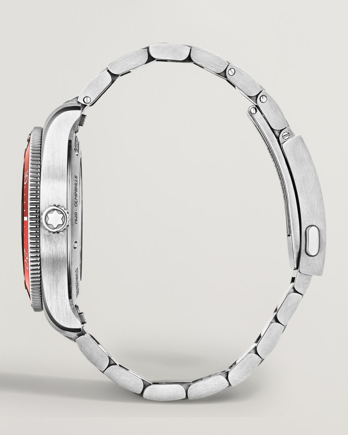 Homme | Bracelet En Acier Inoxydable | Montblanc | Iced Sea Automatic Date 0 Oxygen Limited Red