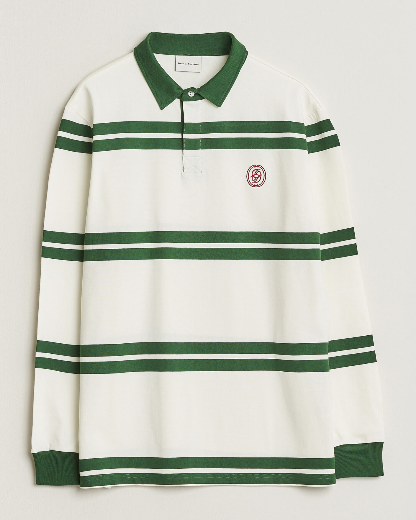 Homme | Pulls Et Tricots | Drôle de Monsieur | Ornament Striped Rugger Water Green