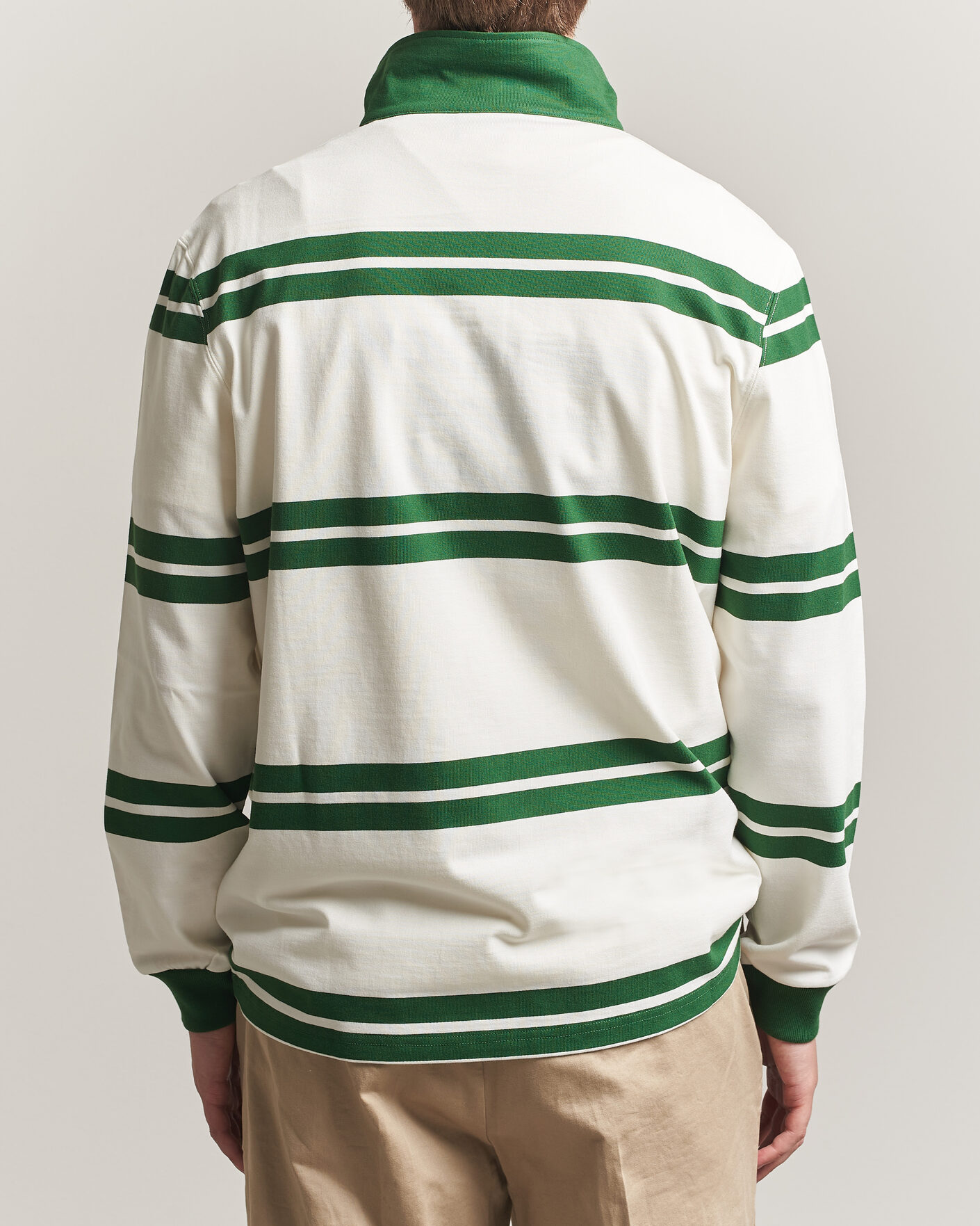 Homme | Pulls Et Tricots | Drôle de Monsieur | Ornament Striped Rugger Water Green
