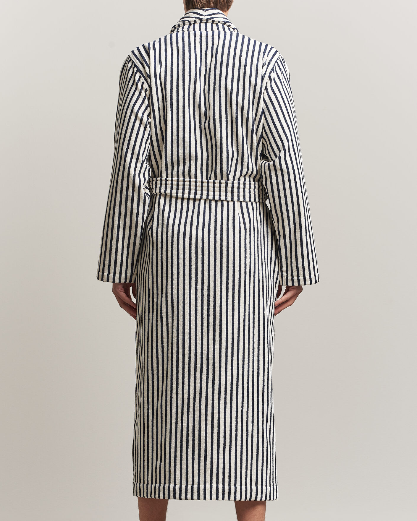 Homme | Peignoirs Et Pyjamas | Tekla | Organic Terry Classic Bathrobe Sailor Stripes
