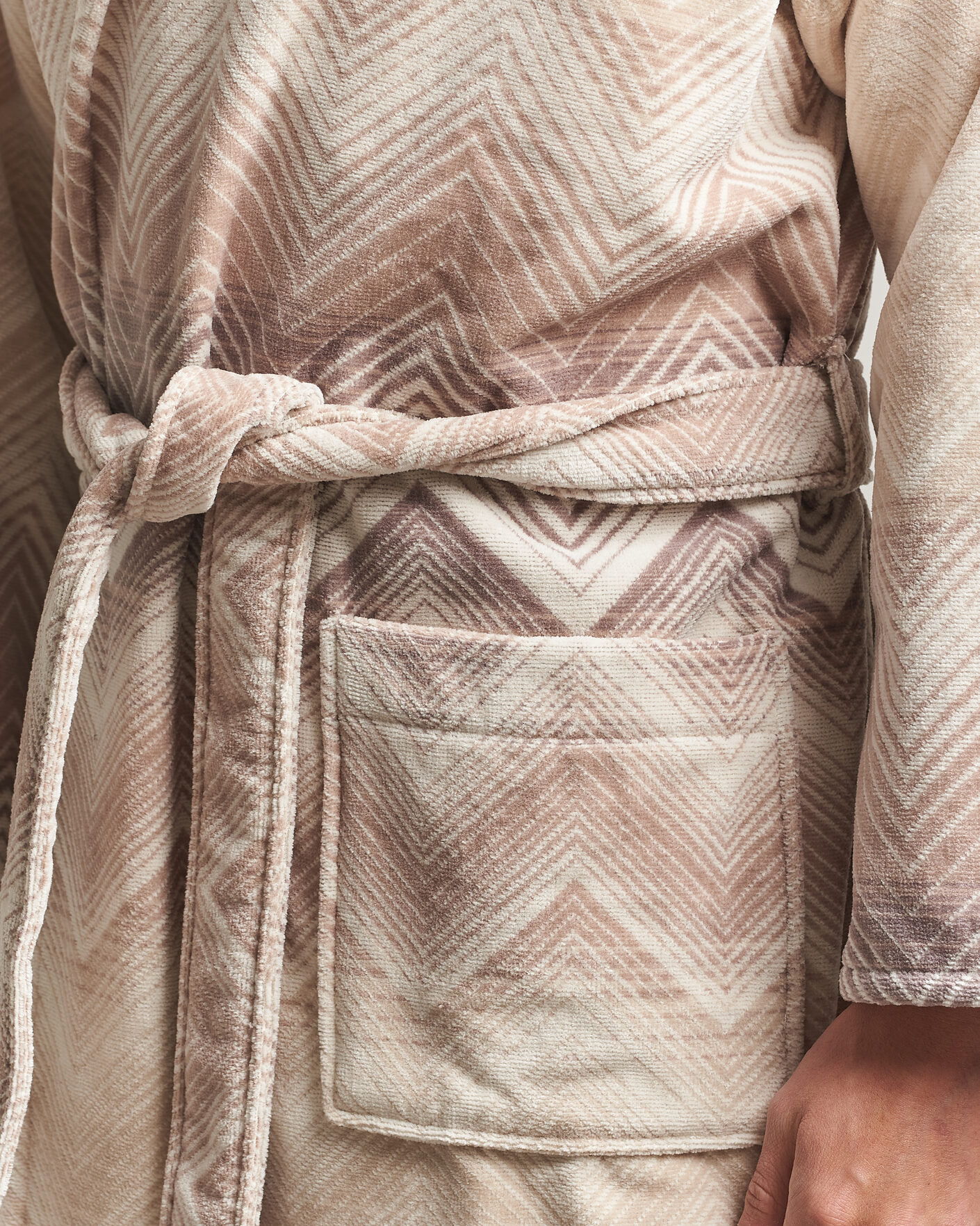 Homme | Peignoirs Et Pyjamas | Missoni Home | Marea Hooded Bathrobe Beige