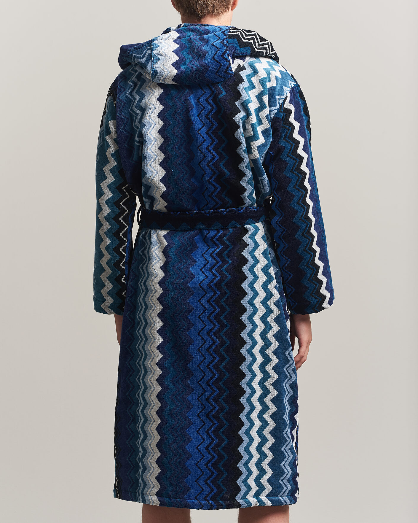 Homme | Peignoirs Et Pyjamas | Missoni Home | Giacomo Hooded Bathrobe Multi Blue