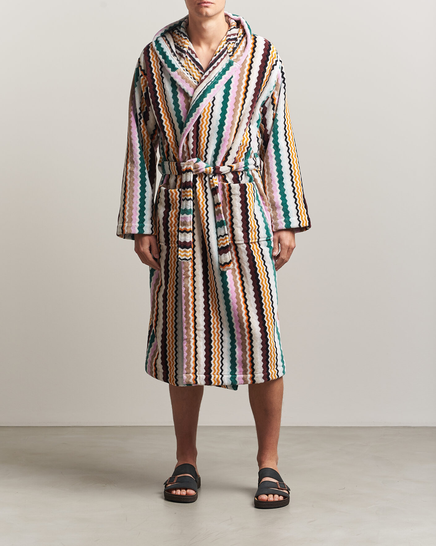 Homme | Peignoirs Et Pyjamas | Missoni Home | Aura Hooded Bathrobe Multi