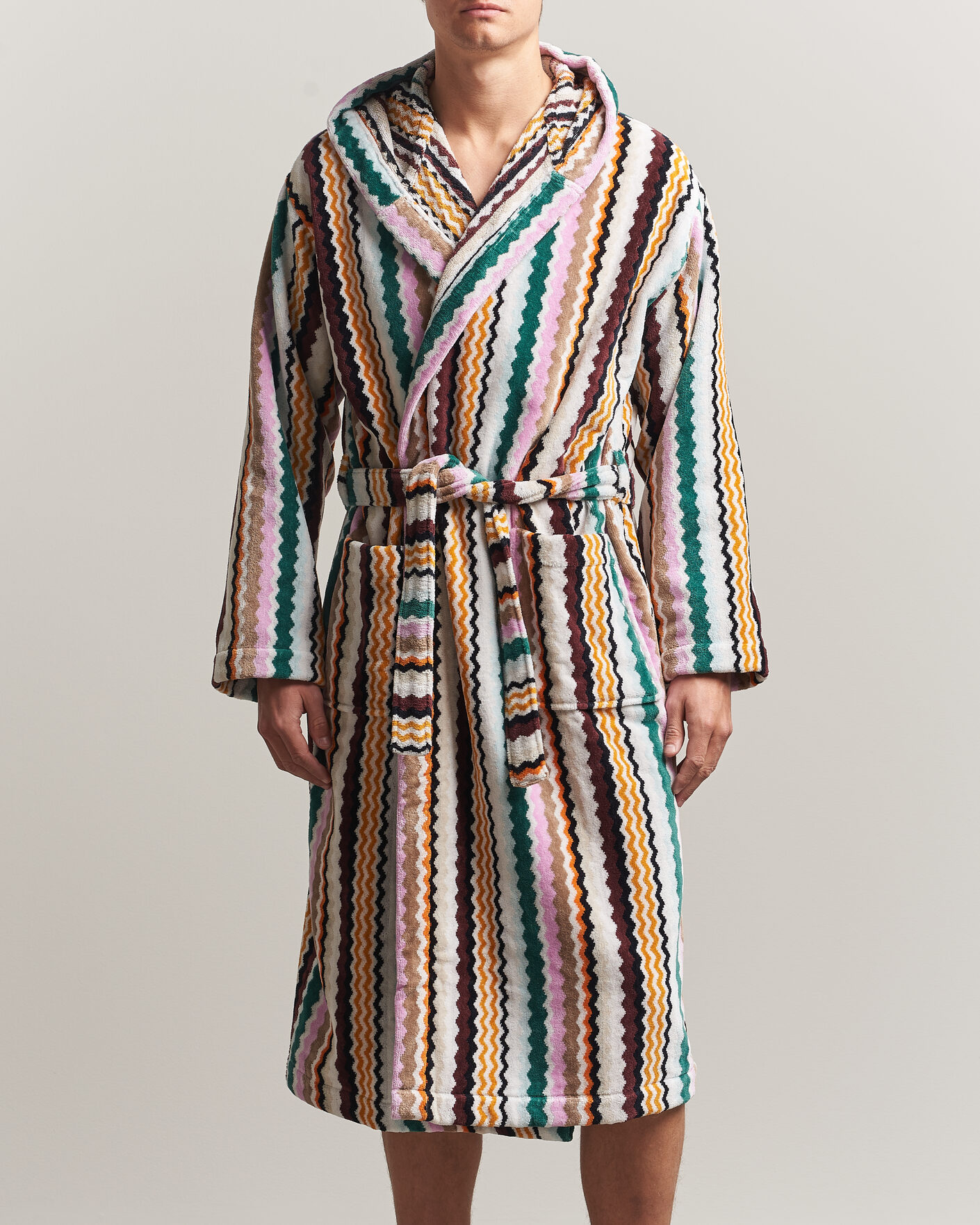 Homme | Peignoirs Et Pyjamas | Missoni Home | Aura Hooded Bathrobe Multi