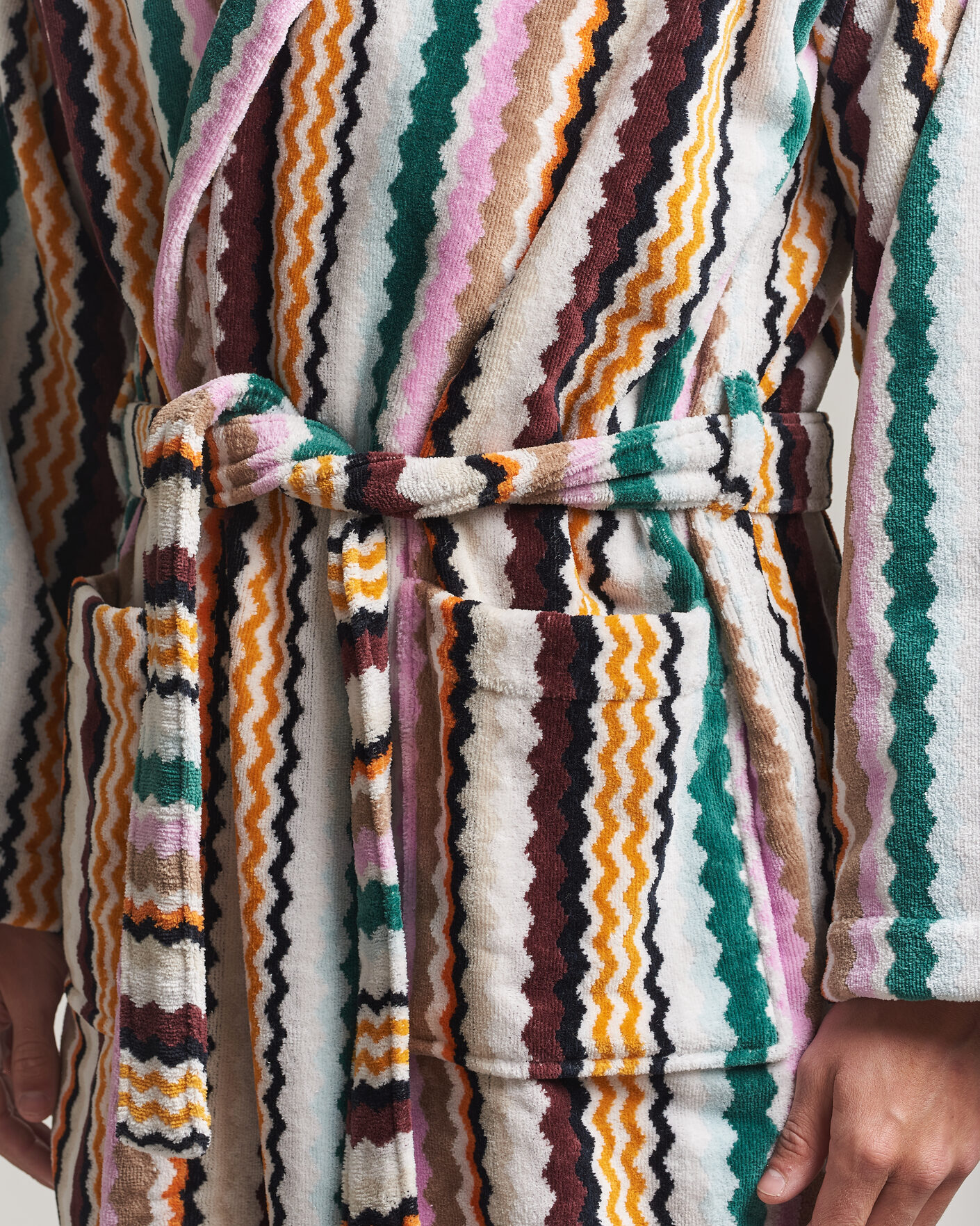 Homme | Peignoirs Et Pyjamas | Missoni Home | Aura Hooded Bathrobe Multi