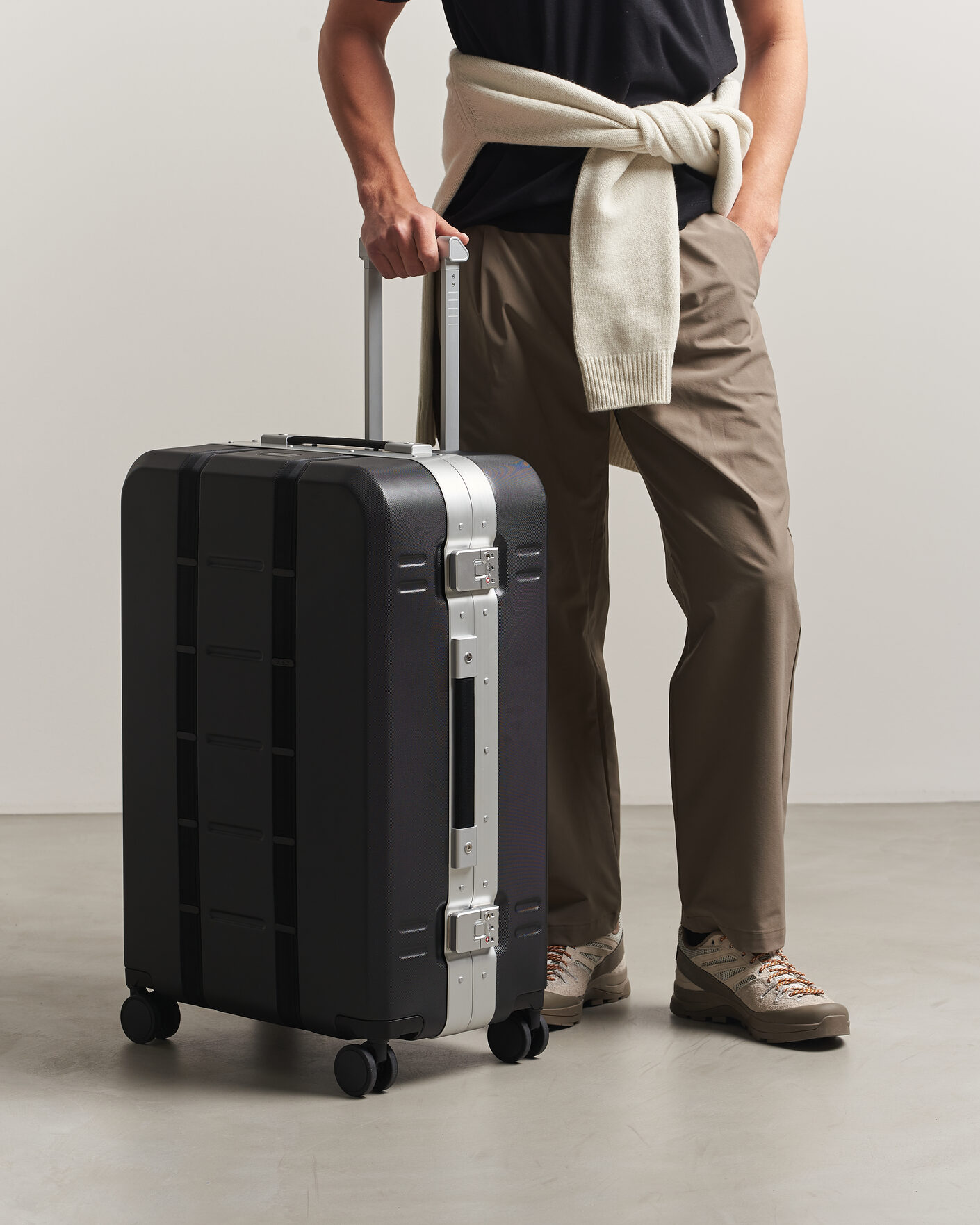 Homme | Sacs | DB | Ramverk Pro Check-In Luggage Large Silver/Black