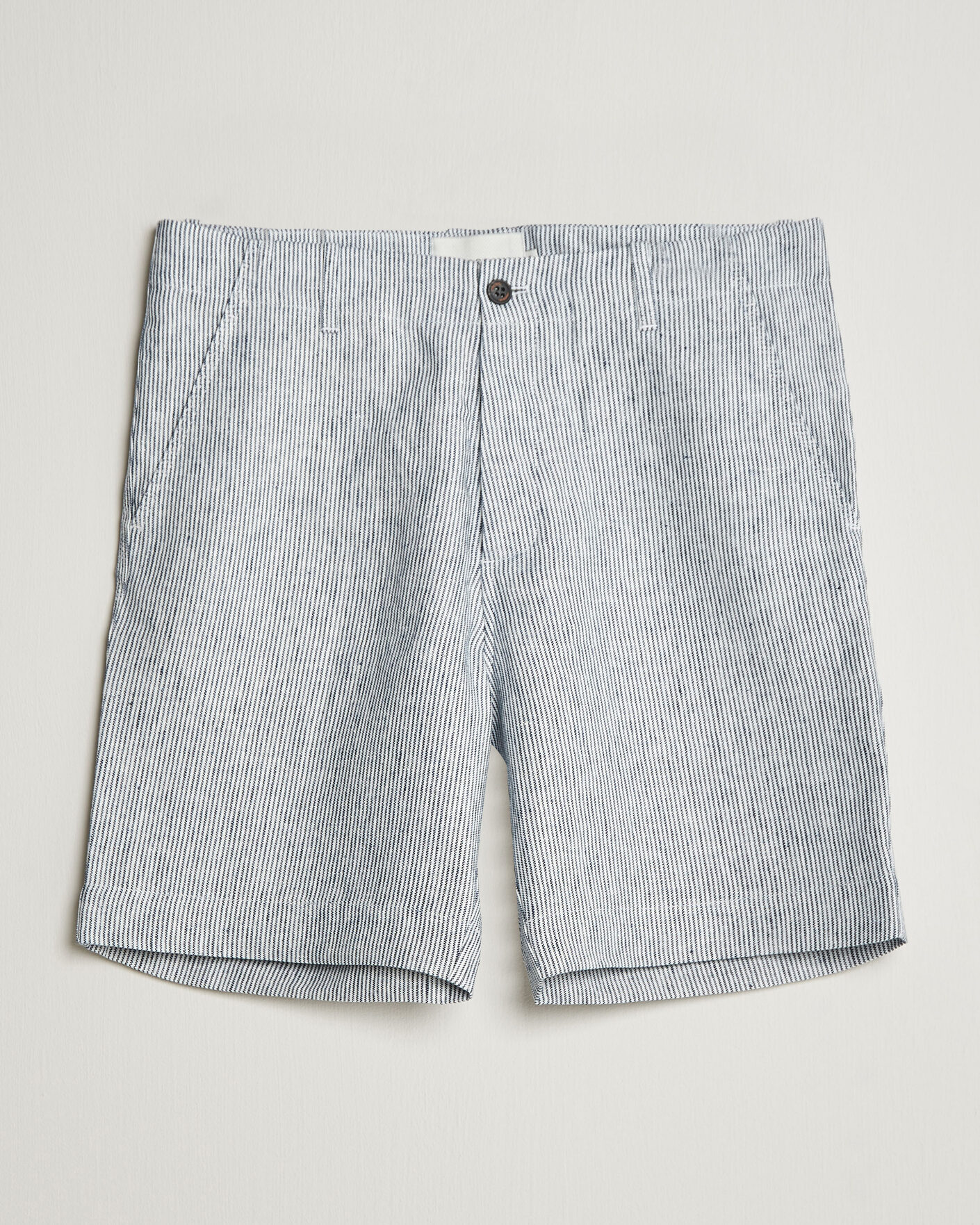 Homme | Shorts | Peregrine | Windsor Linen Shorts Navy Stripe
