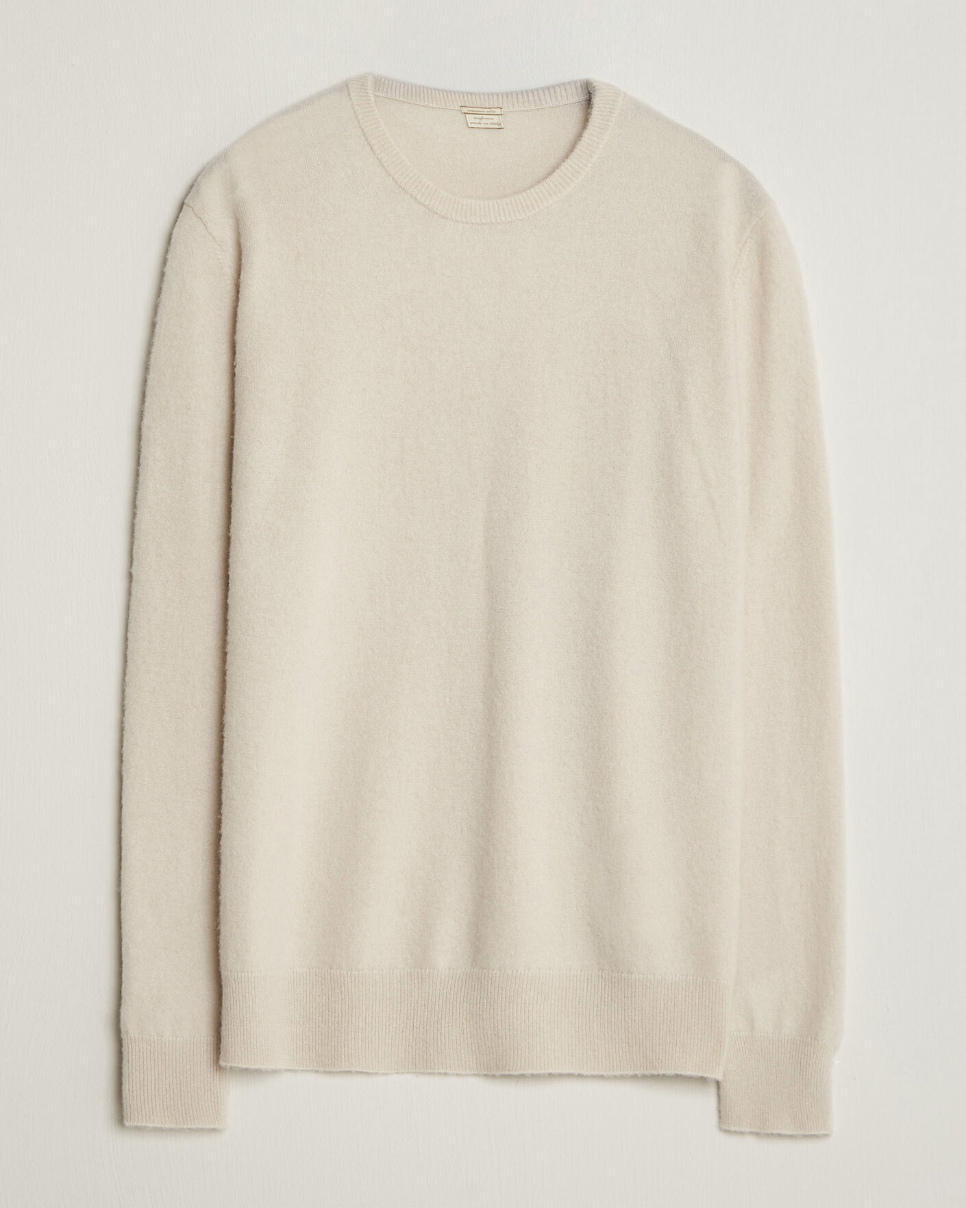 Homme | Pulls Et Tricots | Massimo Alba | Kane Brushed Cashmere Sweater Magnolia