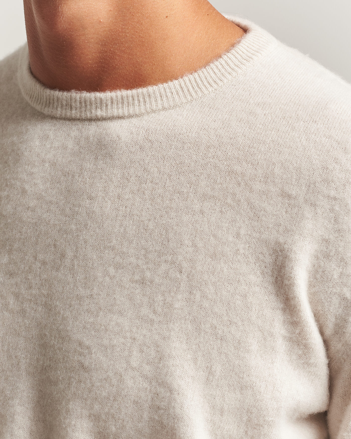 Homme | Pulls Et Tricots | Massimo Alba | Kane Brushed Cashmere Sweater Magnolia