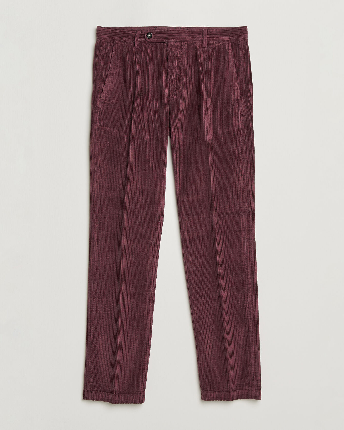 Homme | Pantalons | Massimo Alba | Ionio Pleated Corduroy Pants Rose Brown