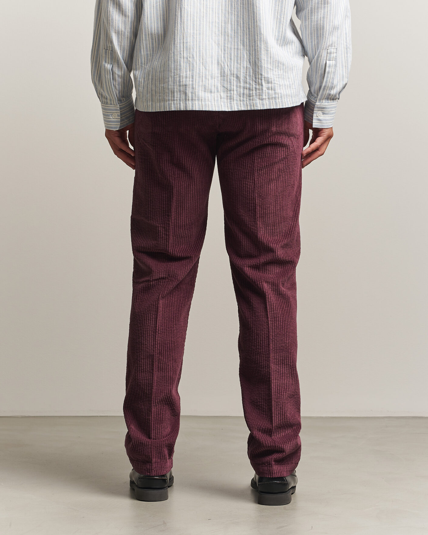 Homme | Pantalons | Massimo Alba | Ionio Pleated Corduroy Pants Rose Brown