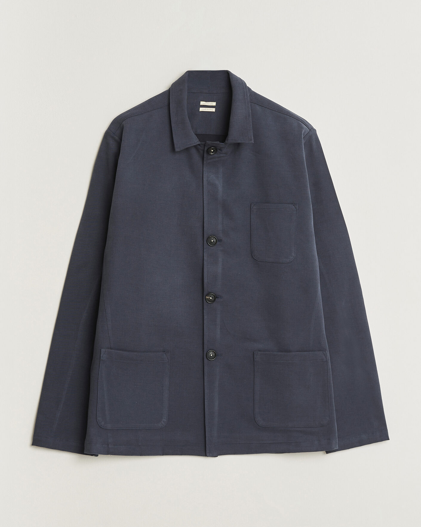 Homme | Manteaux Et Vestes | Massimo Alba | Florida Brushed Cotton Jacket Navy