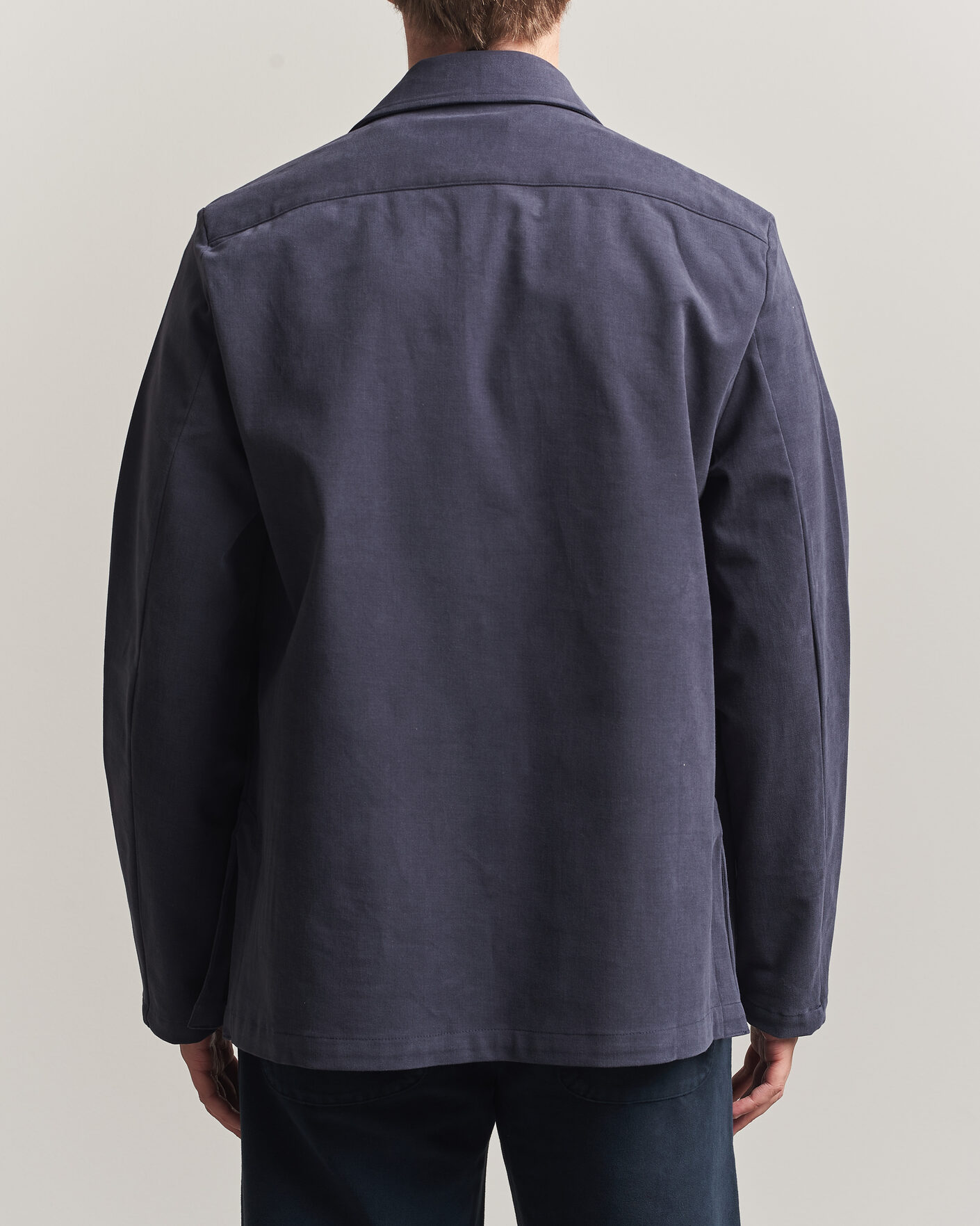 Homme | Manteaux Et Vestes | Massimo Alba | Florida Brushed Cotton Jacket Navy
