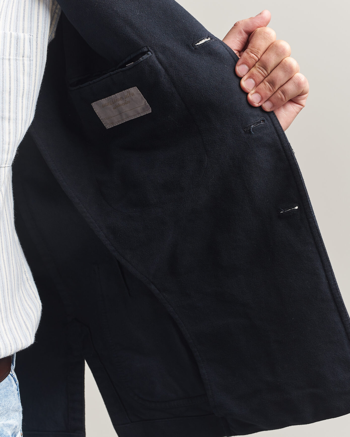 Homme | Blazers | Massimo Alba | Baglietto Moleskine Jacket Navy