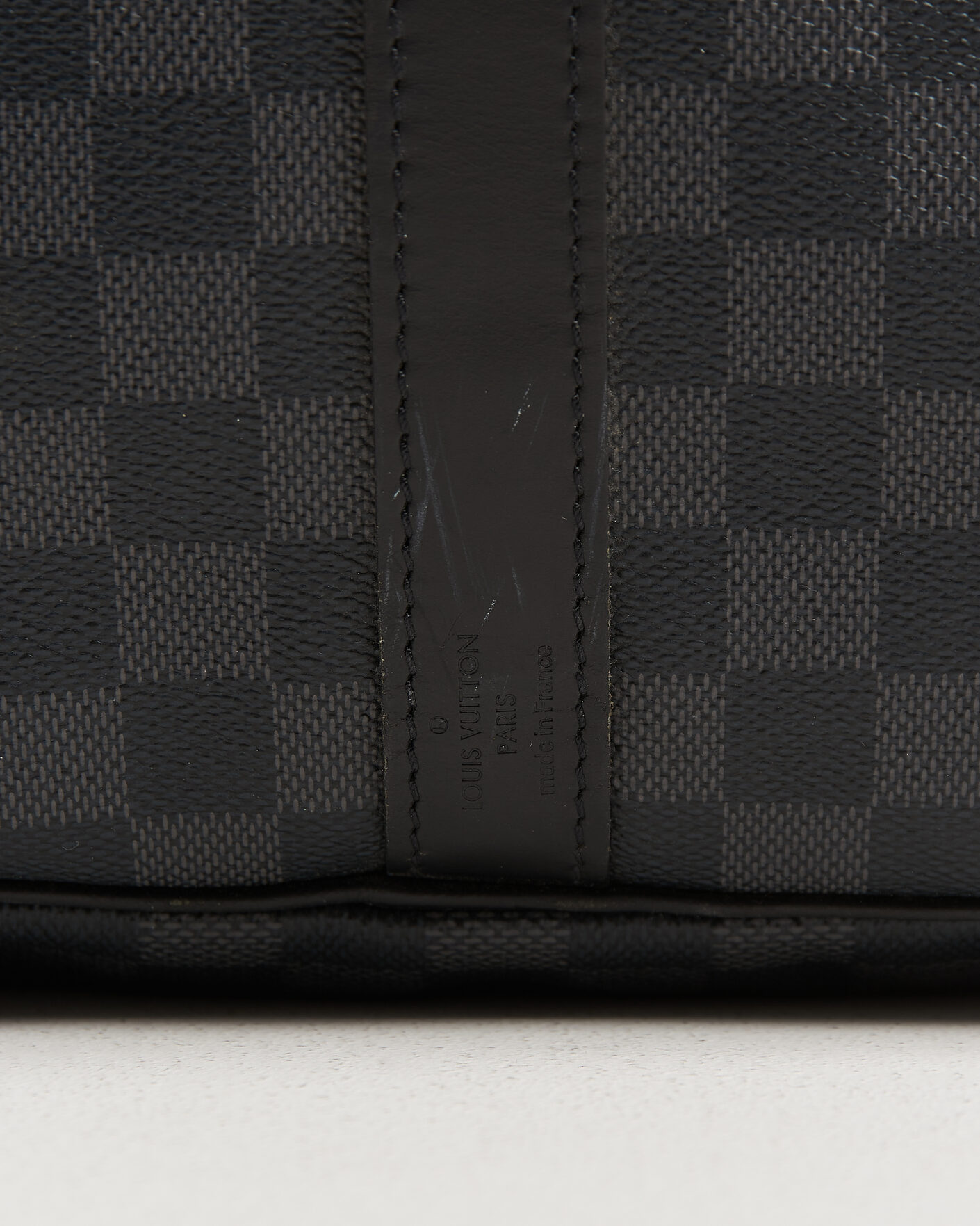 Homme | Pre-Owned & Vintage Bags | Louis Vuitton Pre-Owned | Keepall 55 Bandouliére Damier Graphite
