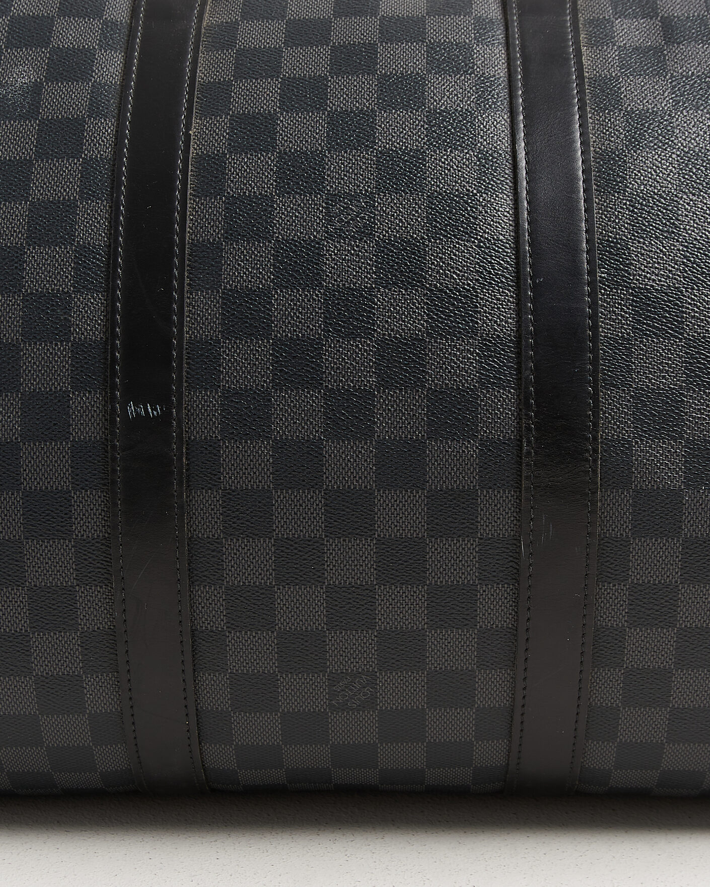Homme | Pre-Owned & Vintage Bags | Louis Vuitton Pre-Owned | Keepall 55 Bandouliére Damier Graphite