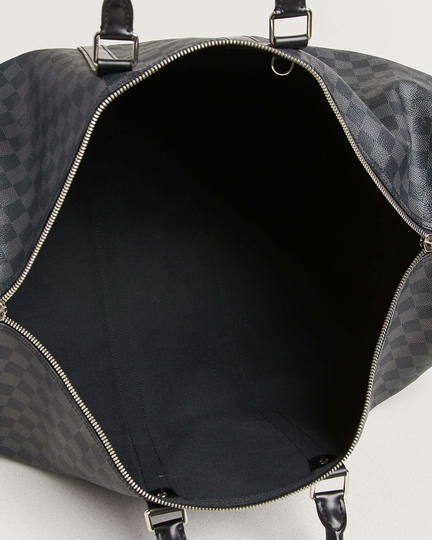 Homme | Pre-Owned & Vintage Bags | Louis Vuitton Pre-Owned | Keepall 55 Bandouliére Damier Graphite
