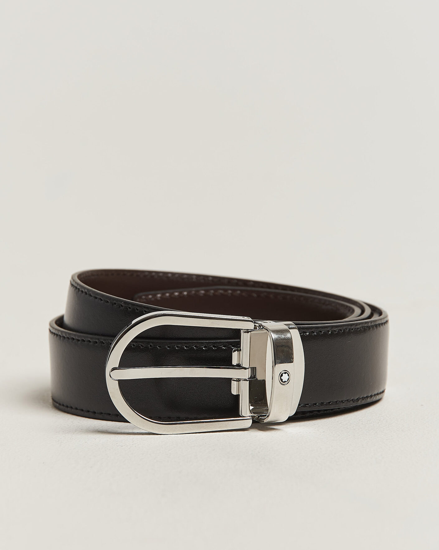 Homme | Ceintures | Montblanc | Meisterstück Horseshoe 30mm Reversible Belt Black/Brown