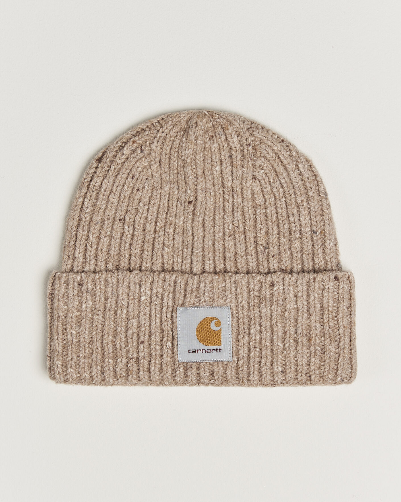 Homme | Bonnets | Carhartt WIP | Anglistic Wool/Cotton Beanie Specled Fleur De Sel