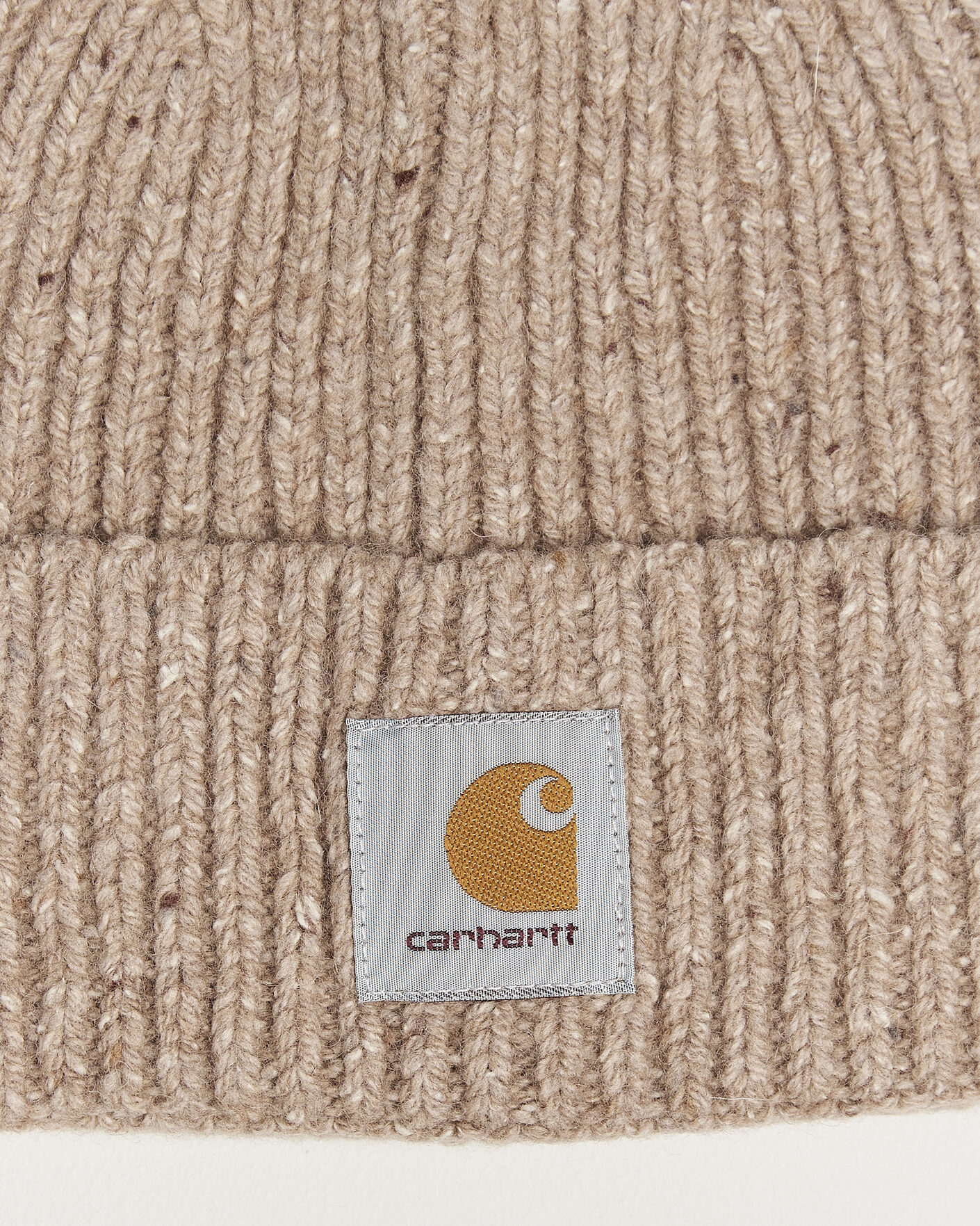 Homme | Bonnets | Carhartt WIP | Anglistic Wool/Cotton Beanie Specled Fleur De Sel