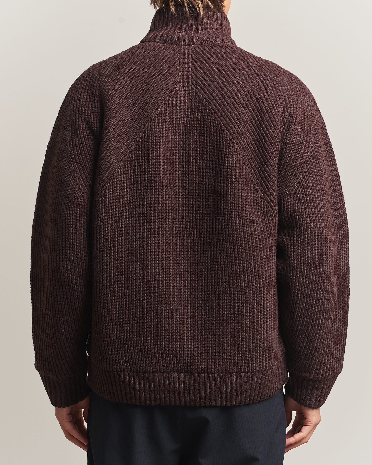 Homme | Pulls Et Tricots | Carhartt WIP | Bandley Padded Wool Mix Full Zip Palisander Brown