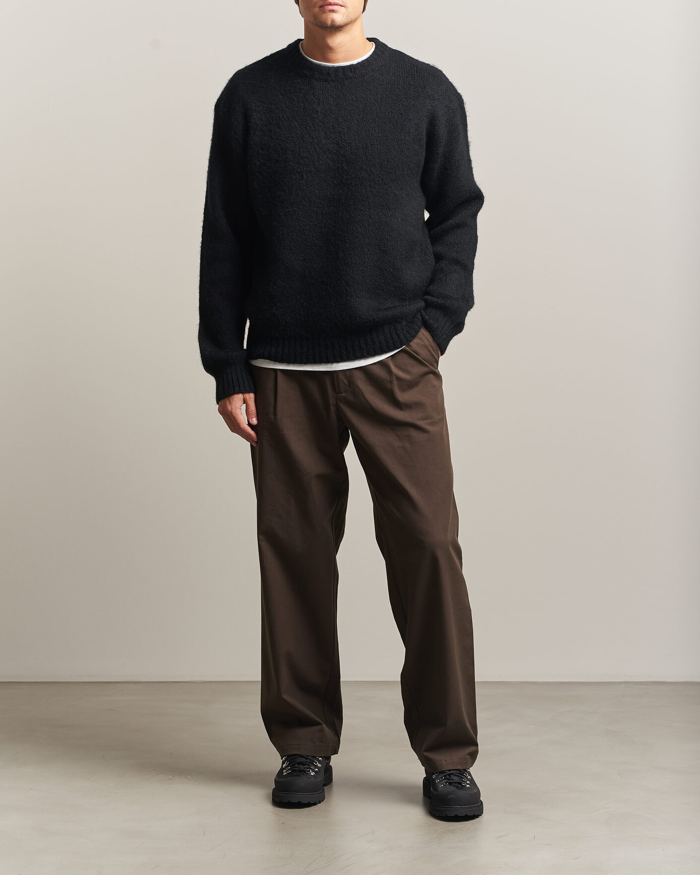 Homme | Pulls Et Tricots | Carhartt WIP | Merton Knitted Alpaca Sweater Black