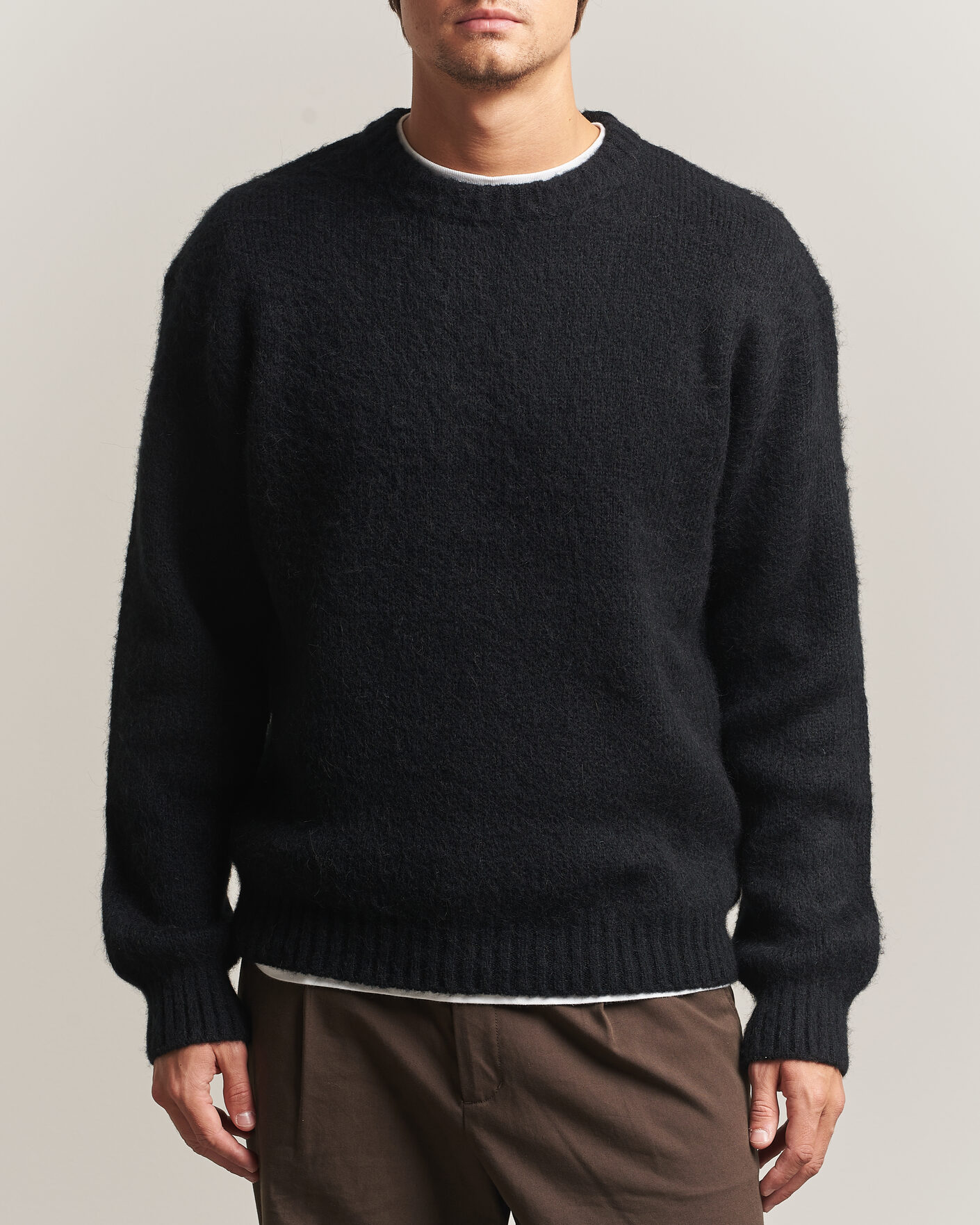 Homme | Pulls Et Tricots | Carhartt WIP | Merton Knitted Alpaca Sweater Black