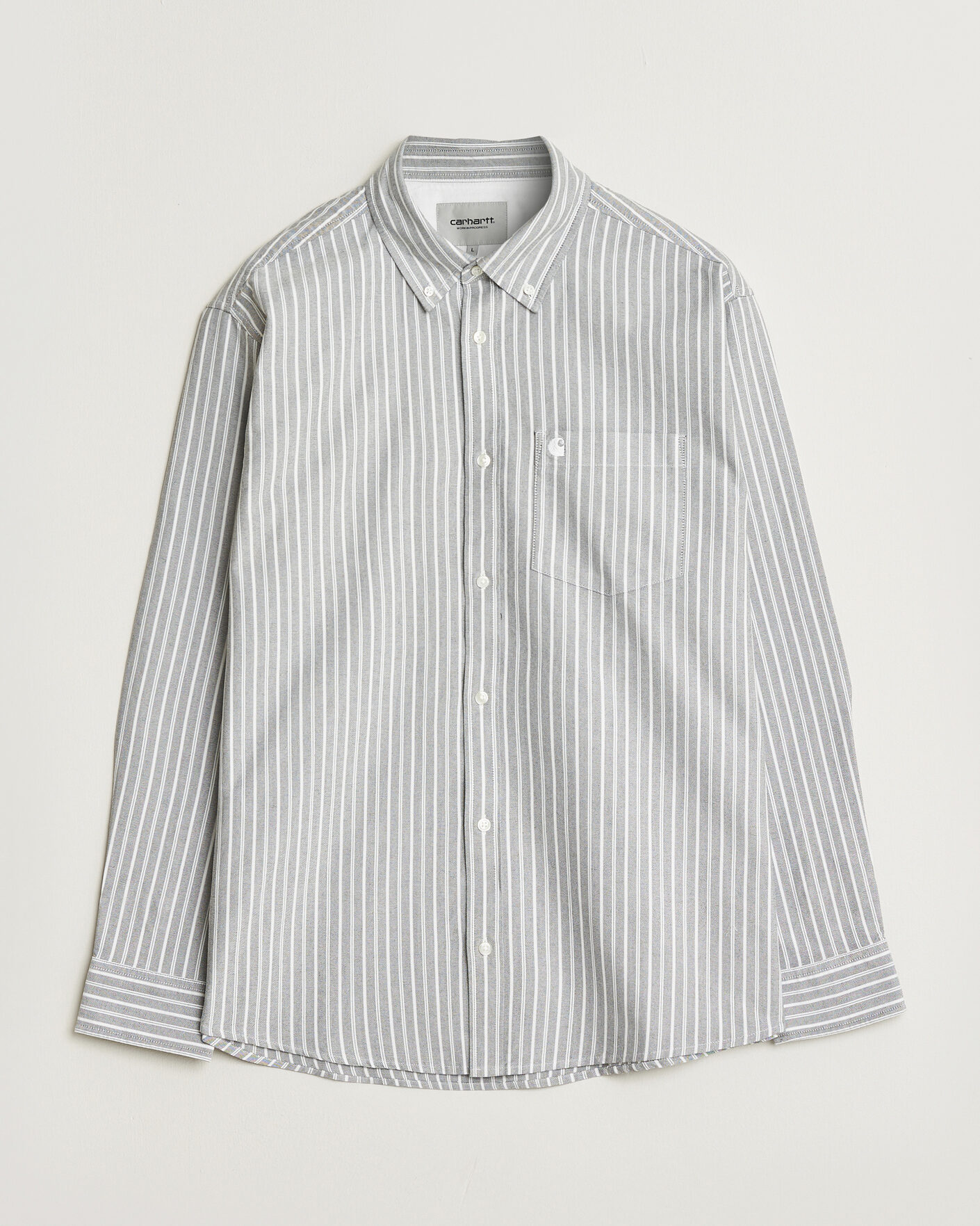 Homme | Chemises | Carhartt WIP | Canan Striped Oxford Shirt Black