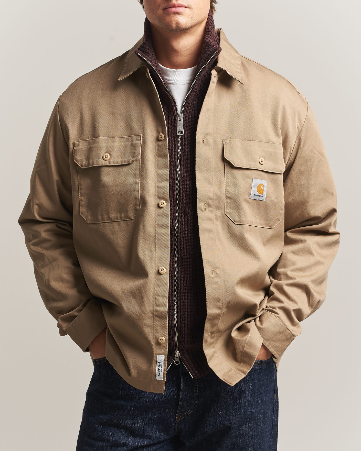 Homme | Chemises | Carhartt WIP | Craft Twill Shirt Leather