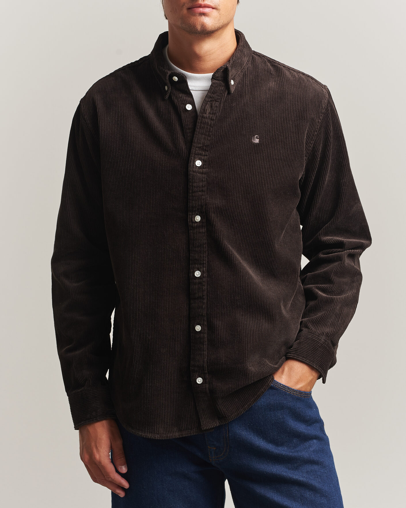 Homme | Chemises | Carhartt WIP | Madison Cord Shirt Tobacco