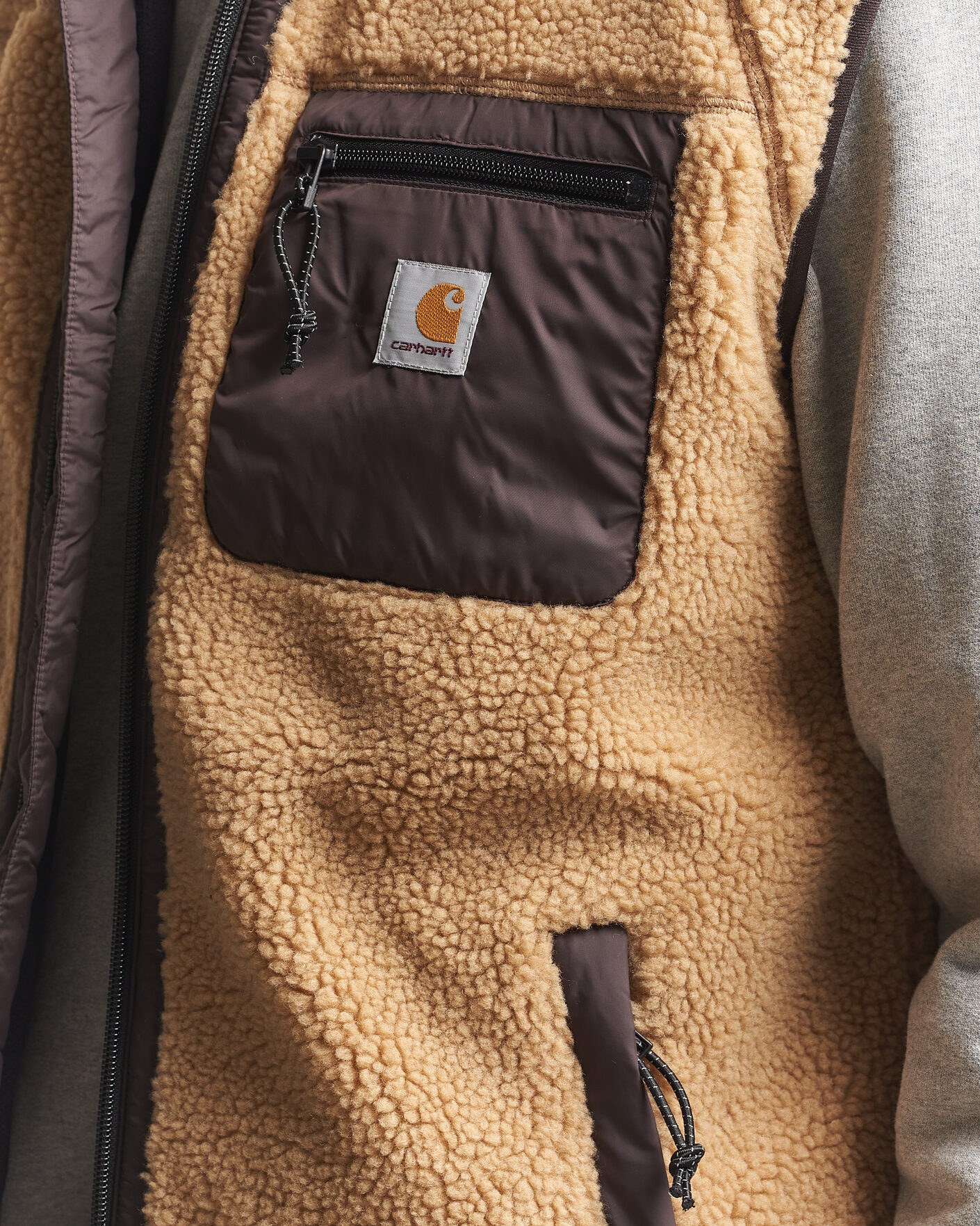 Homme | Gilets | Carhartt WIP | Prentis Pile Vest Tobacco