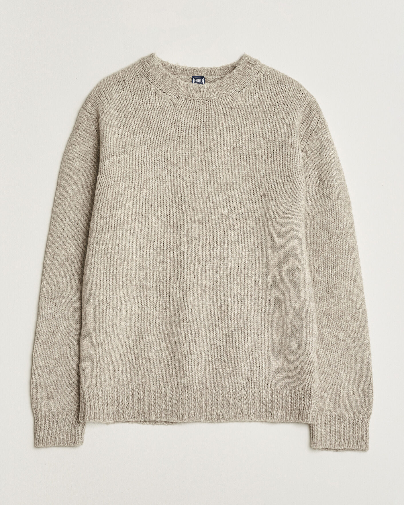 Homme | Pulls Et Tricots | Fedeli | Yak Blend Sweater Beige Melange