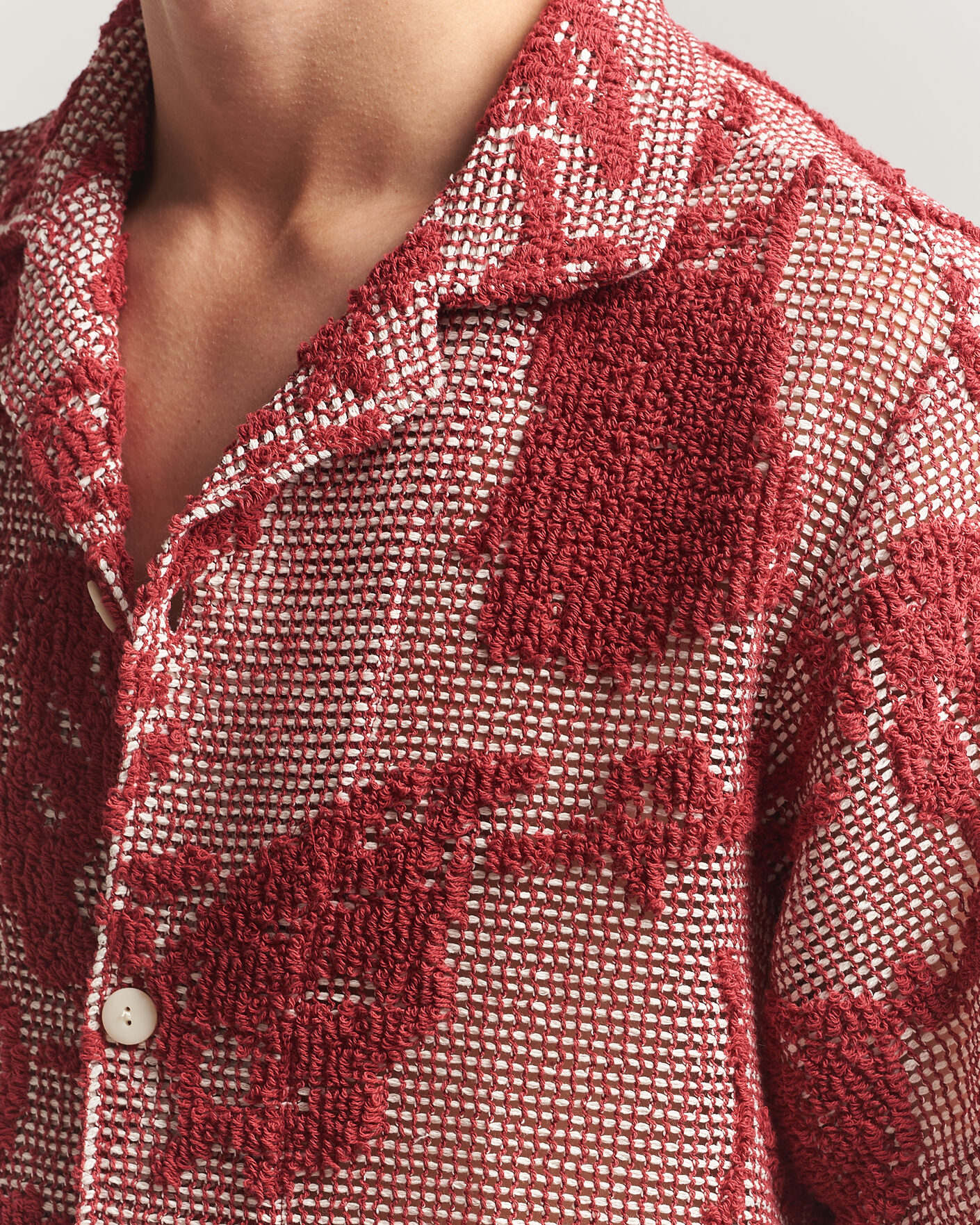 Homme | Chemises | OAS | Arcano Cuba Short Sleeve Shirt Red