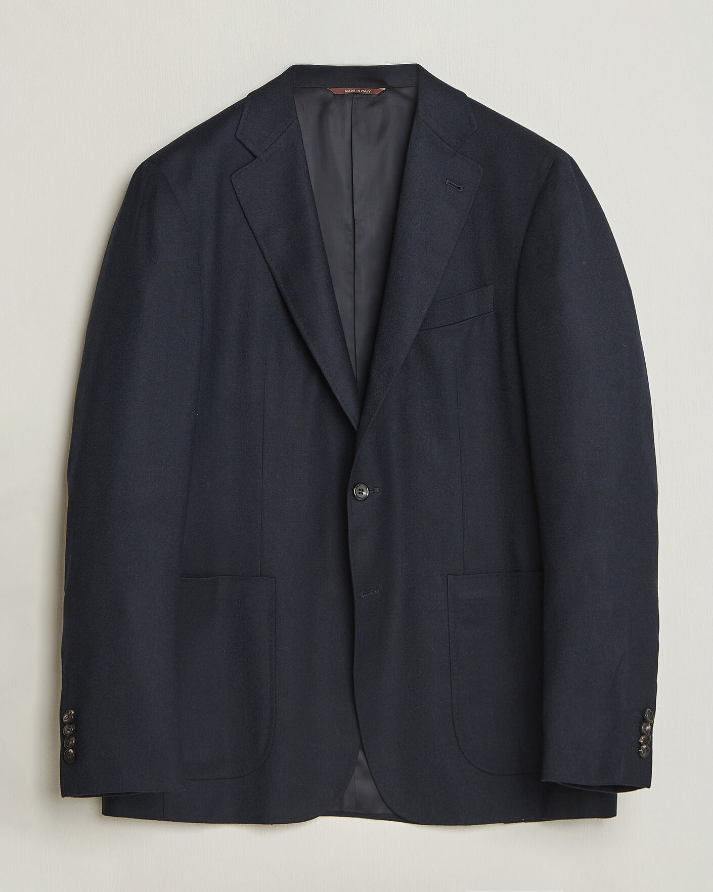 Homme | Blazers | Canali | Kei Impeccabile Flannel Blazer Navy