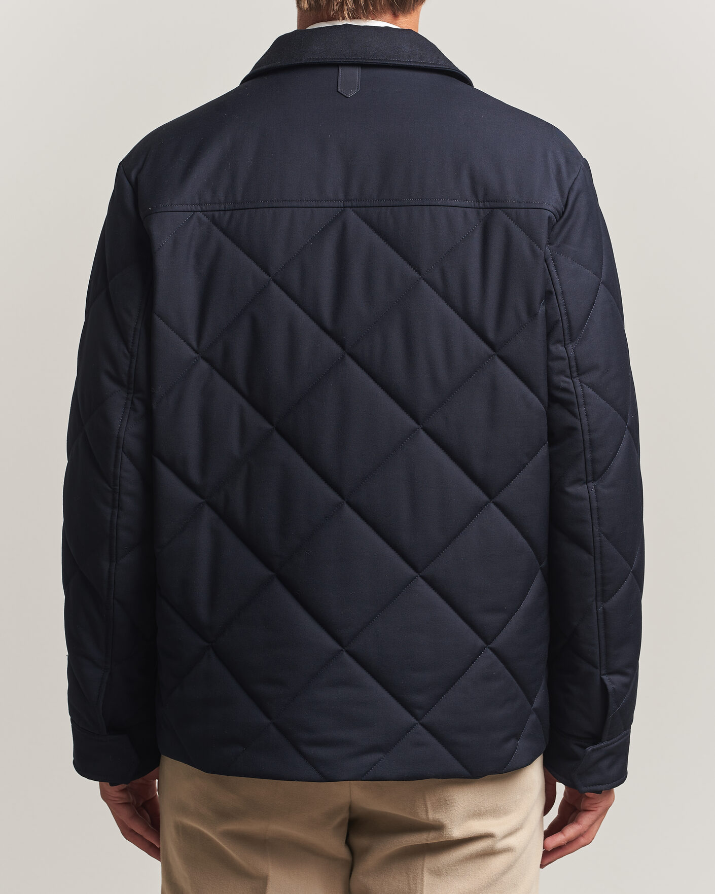 Homme | Manteaux Et Vestes | Canali | Quilted Country Coat Navy