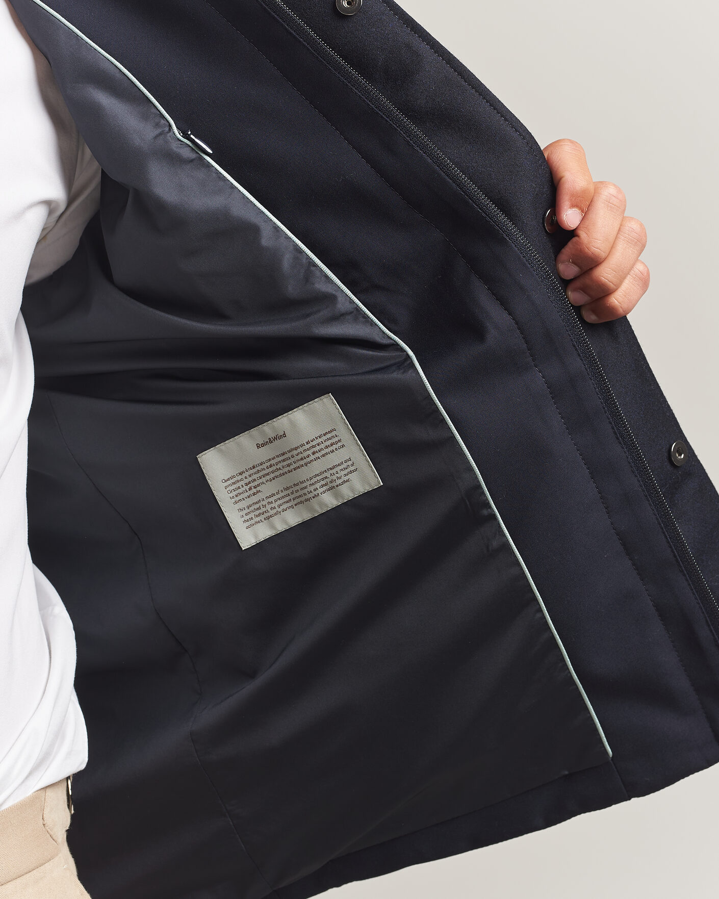 Homme | Manteaux Et Vestes | Canali | Quilted Country Coat Navy