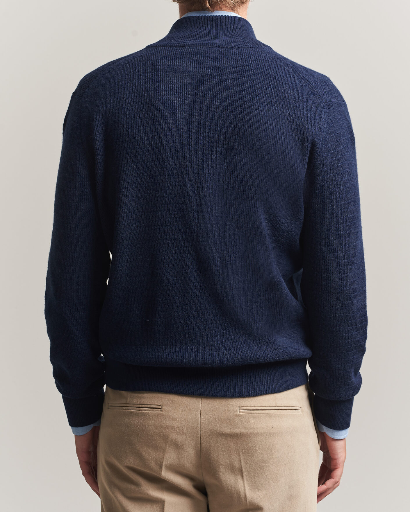 Homme | Pulls Et Tricots | Canali | Wool/Cashmere Full Zip Cardigan Navy