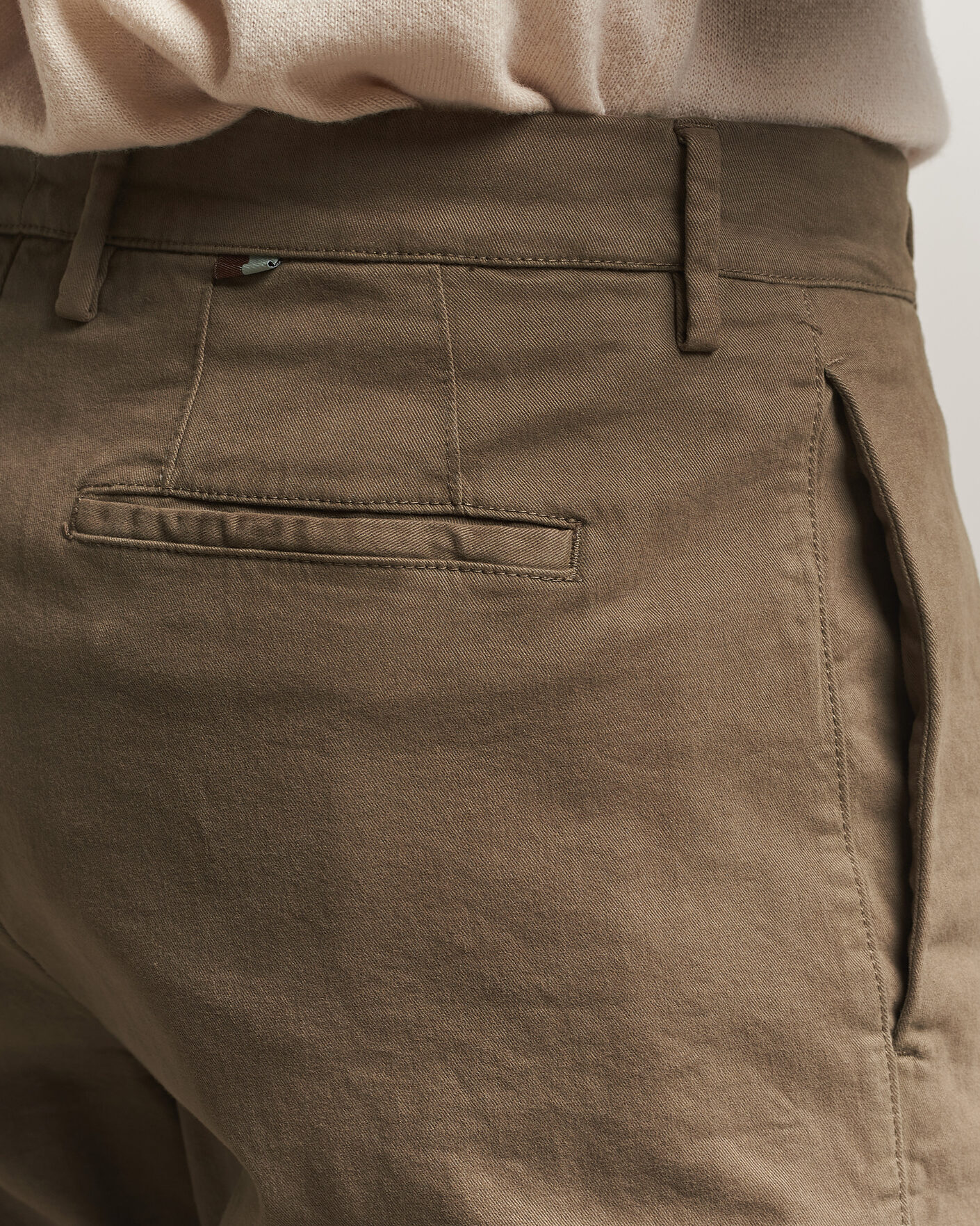Homme | Pantalons | Canali | Cotton/Cashmere Chinos Taupe