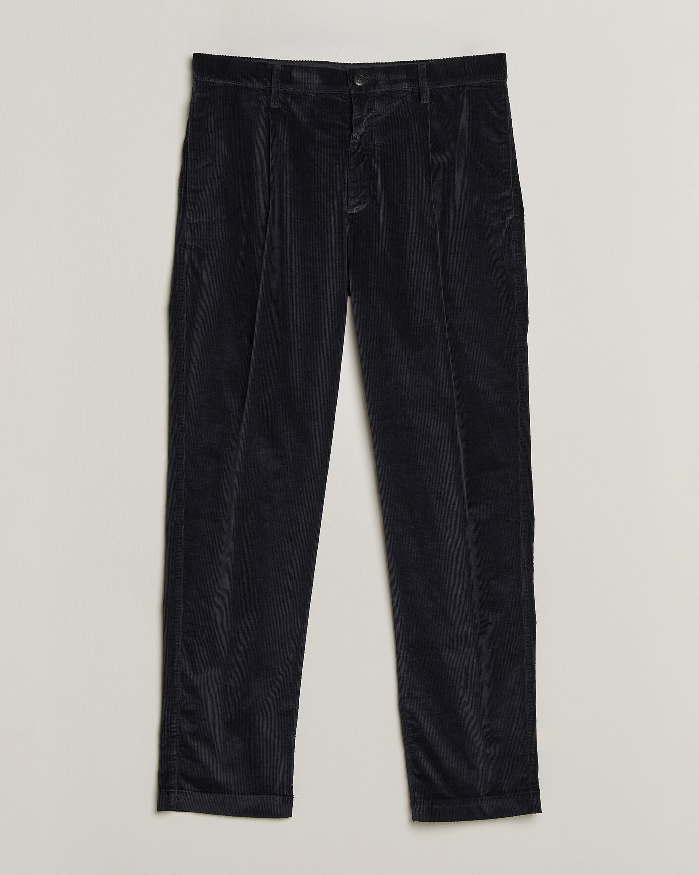 Homme | Pantalons | Canali | Comfort Corduroy Pants Navy