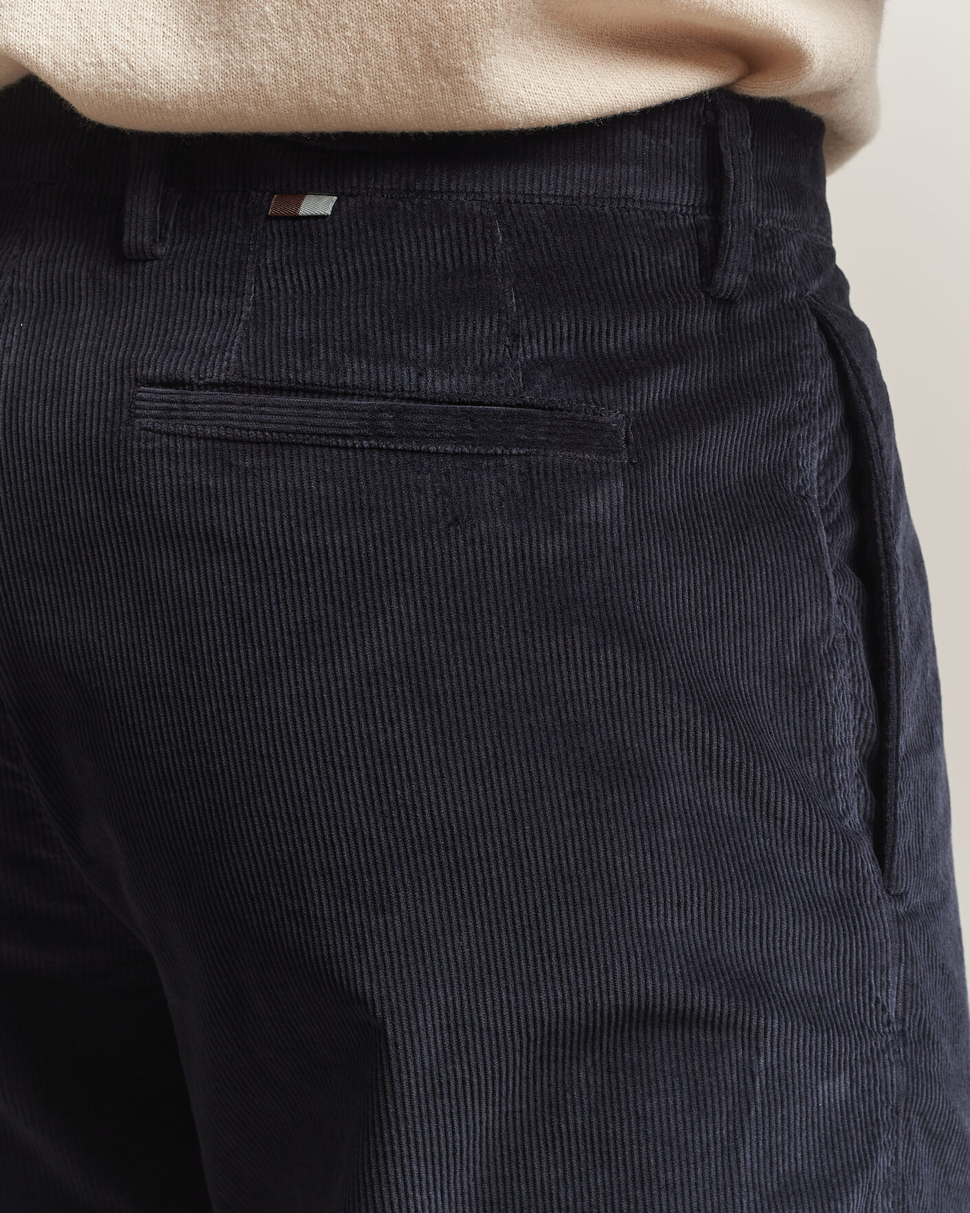 Homme | Pantalons | Canali | Comfort Corduroy Pants Navy