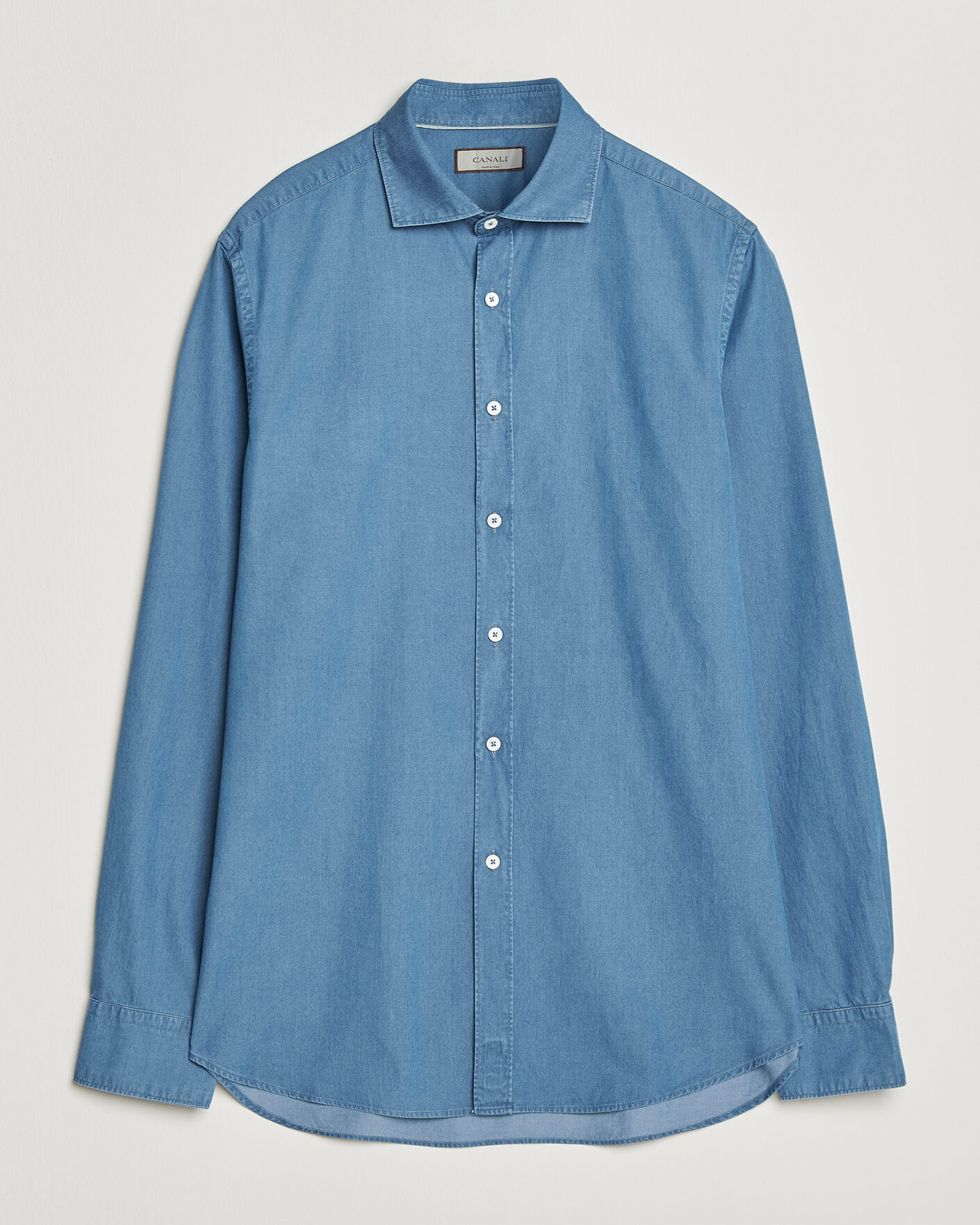 Homme | Chemises | Canali | Denim Shirt Stone Wash