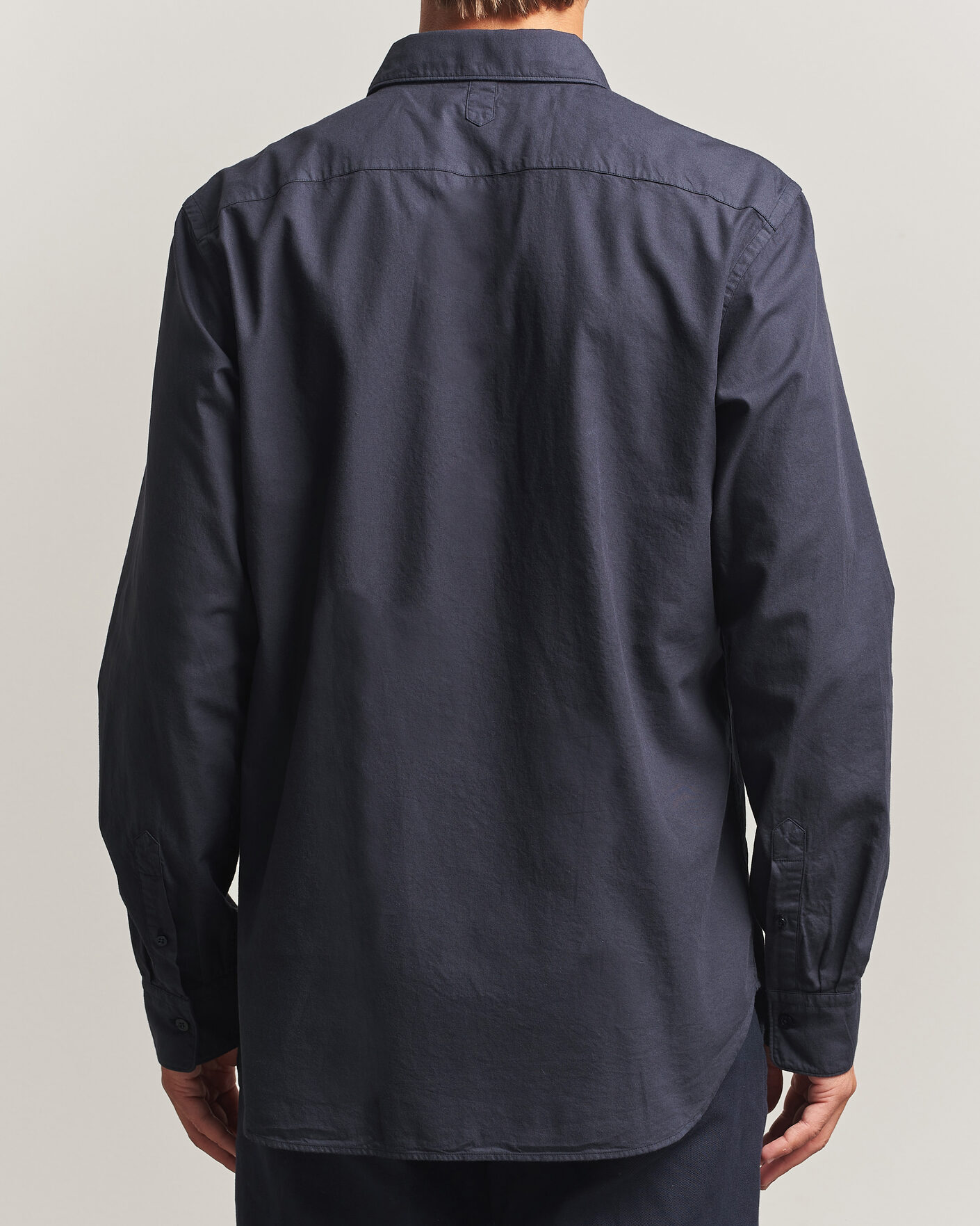 Homme | Chemises | Canali | Garment Dyed Cotton Shirt Navy