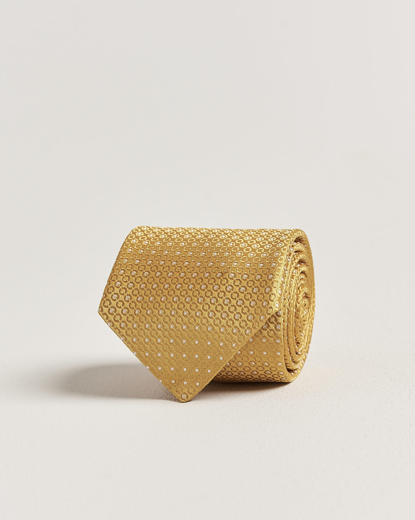 Homme | Cravates | Canali | Jacquard Silk Tie Yellow