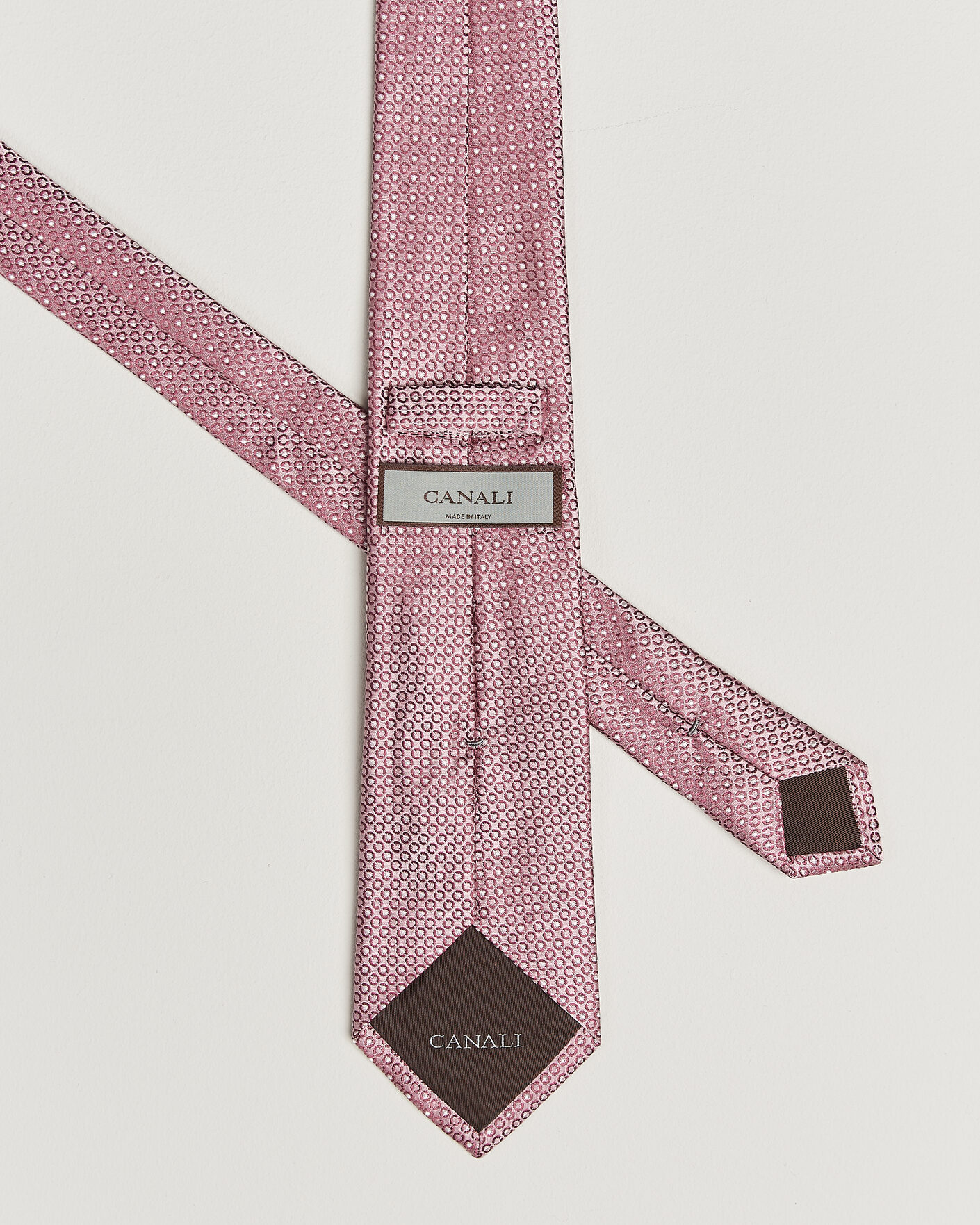 Homme | Cravates | Canali | Jacquard Silk Tie Rosa
