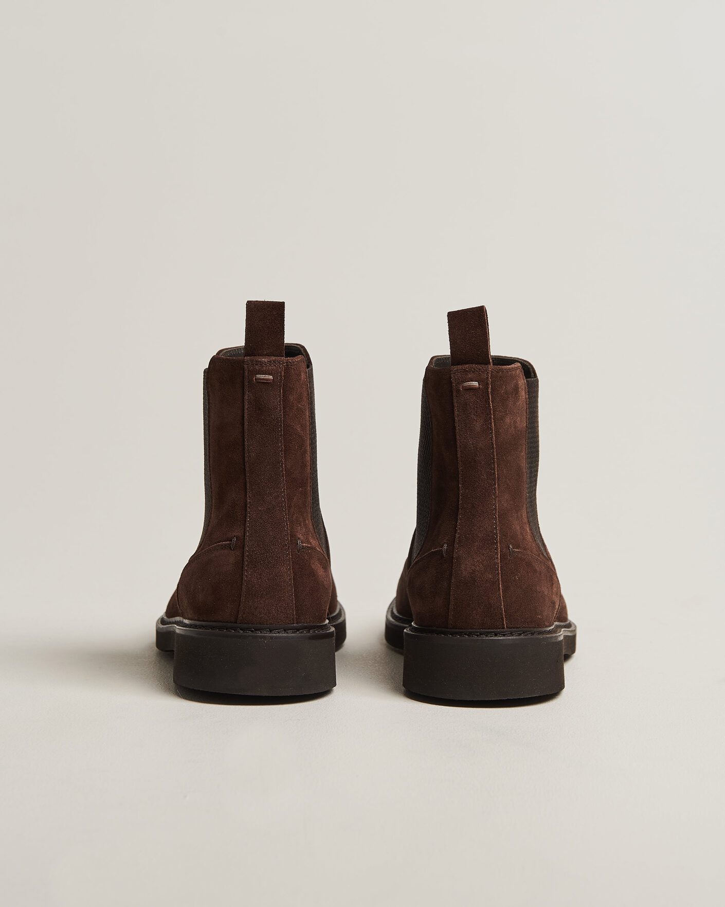 Homme | Bottes | Canali | Chelsea Boots Dark Brown Suede