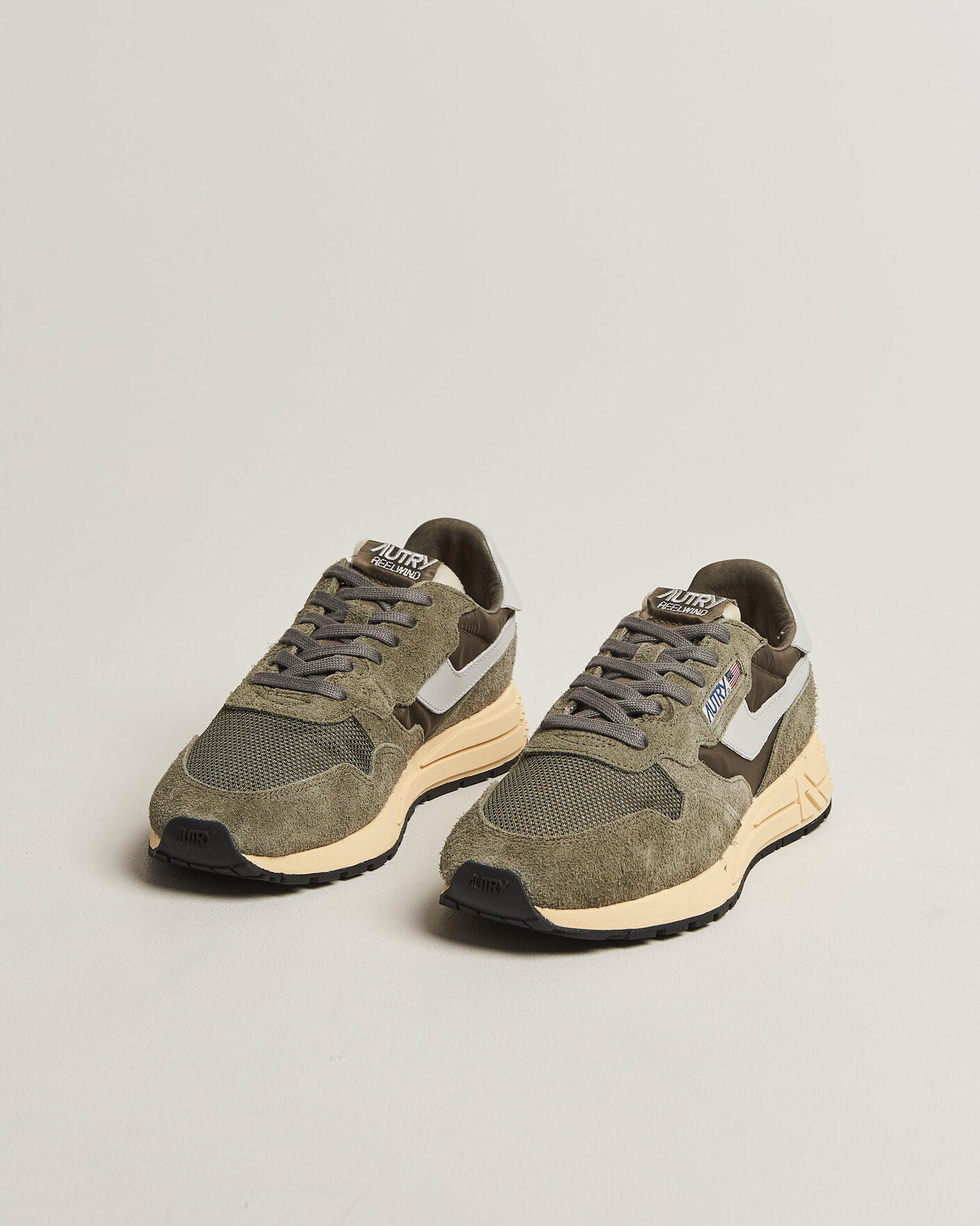 Homme | Baskets | Autry | Reelwind Running Sneaker Olive Night/Grey