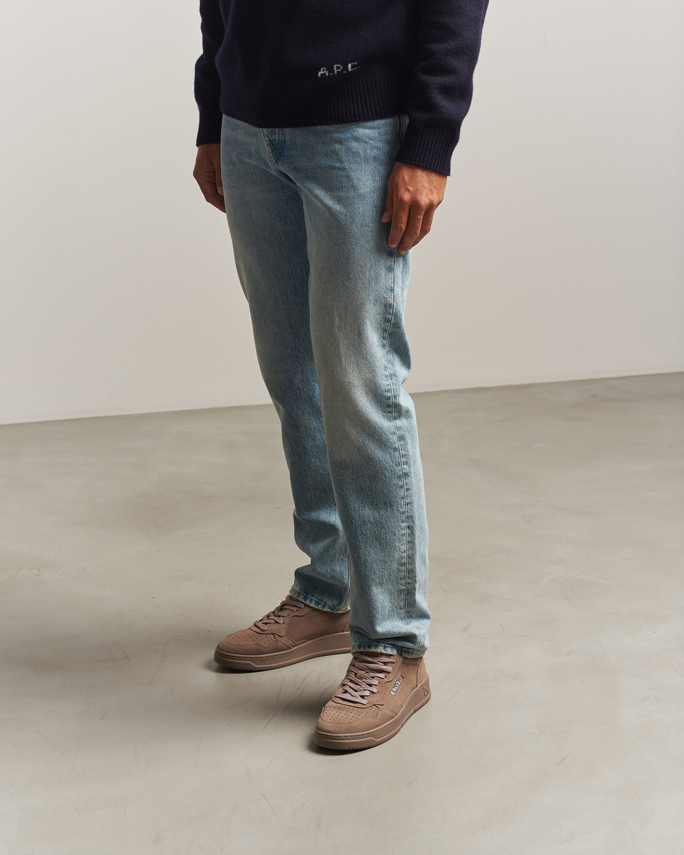Homme | Baskets | Autry | Medalist Low Suede Sneaker Antilope
