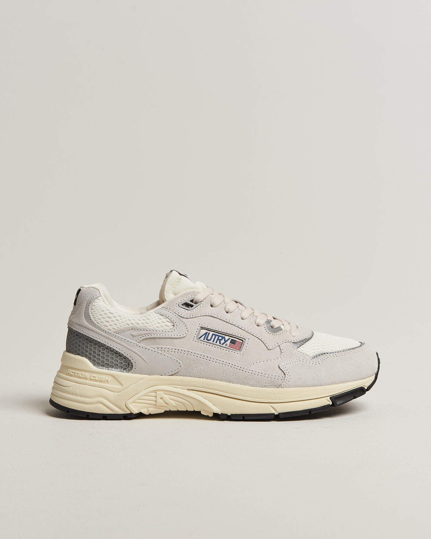 Homme | Baskets | Autry | Hyperway Low Suede Running Sneaker Light Grey